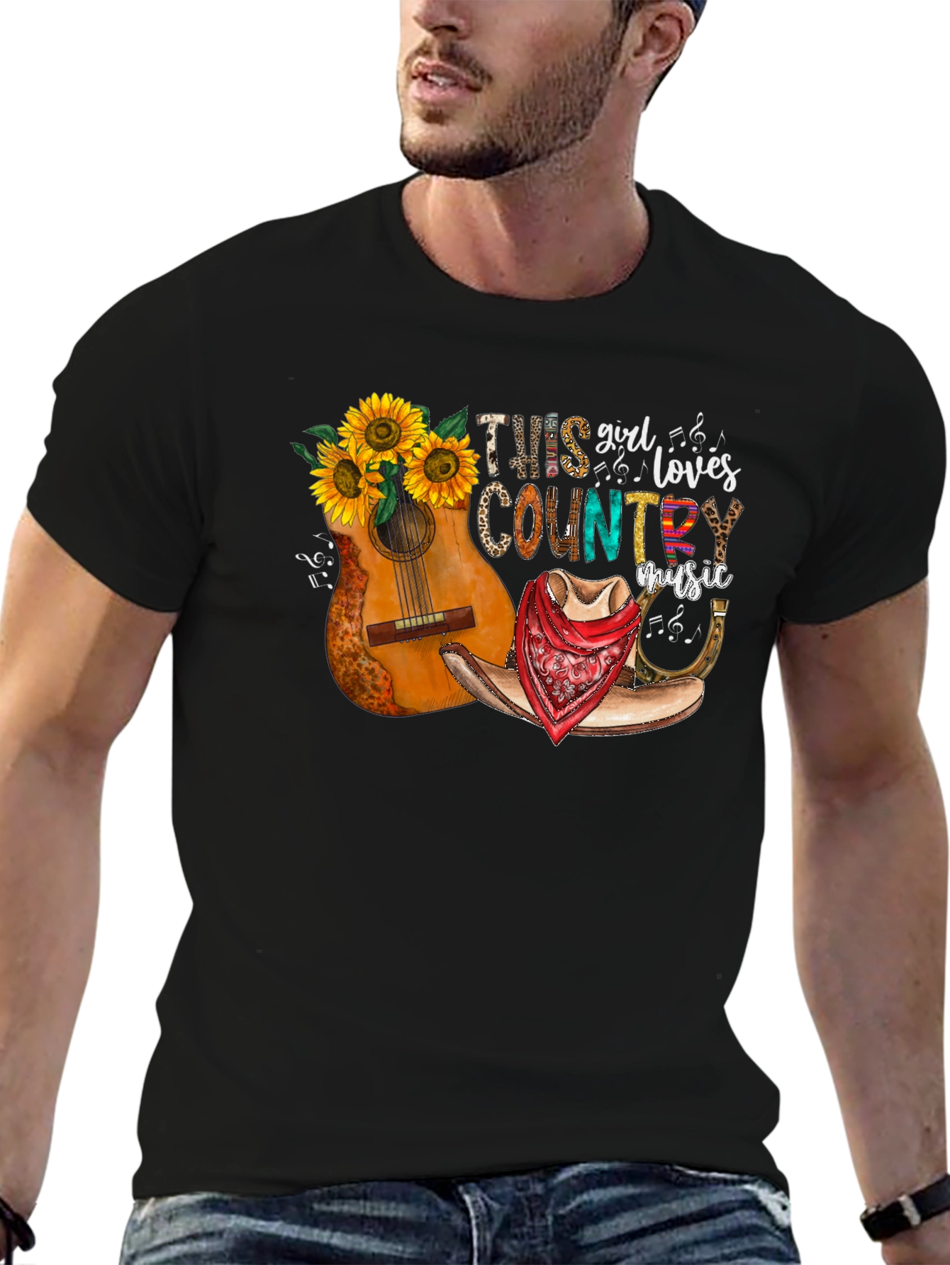 Country Music Lover Graphic Tee