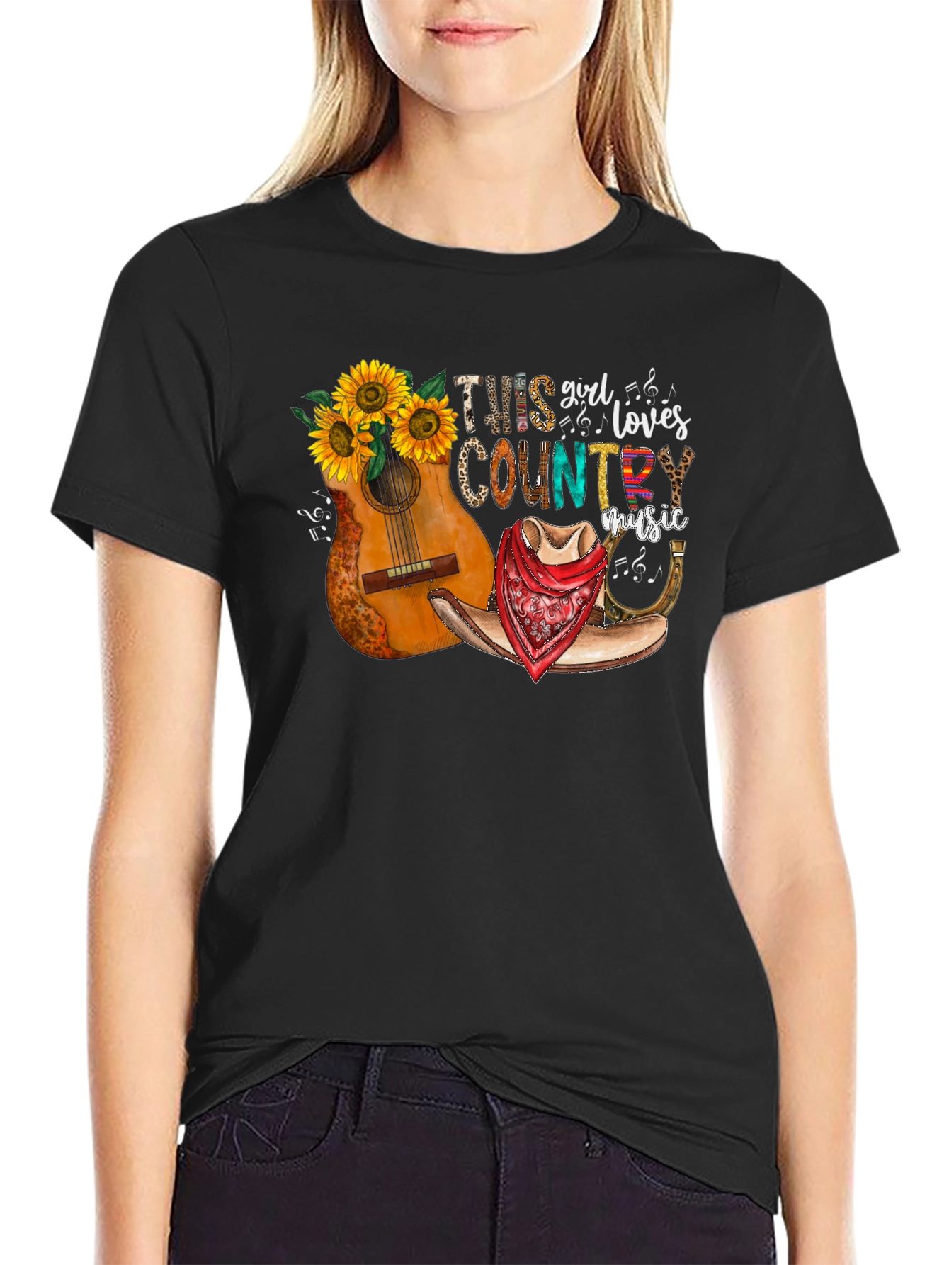 Country Music Lover Graphic Tee
