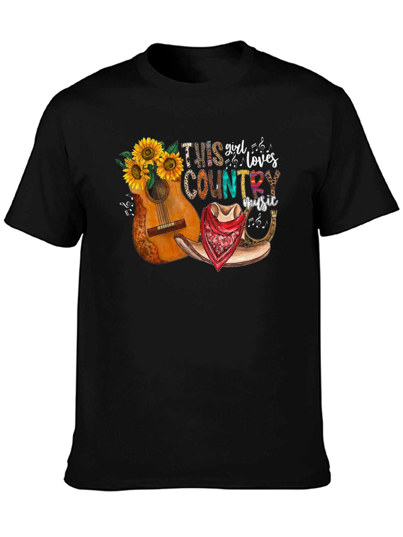 Country Music Lover Graphic Tee