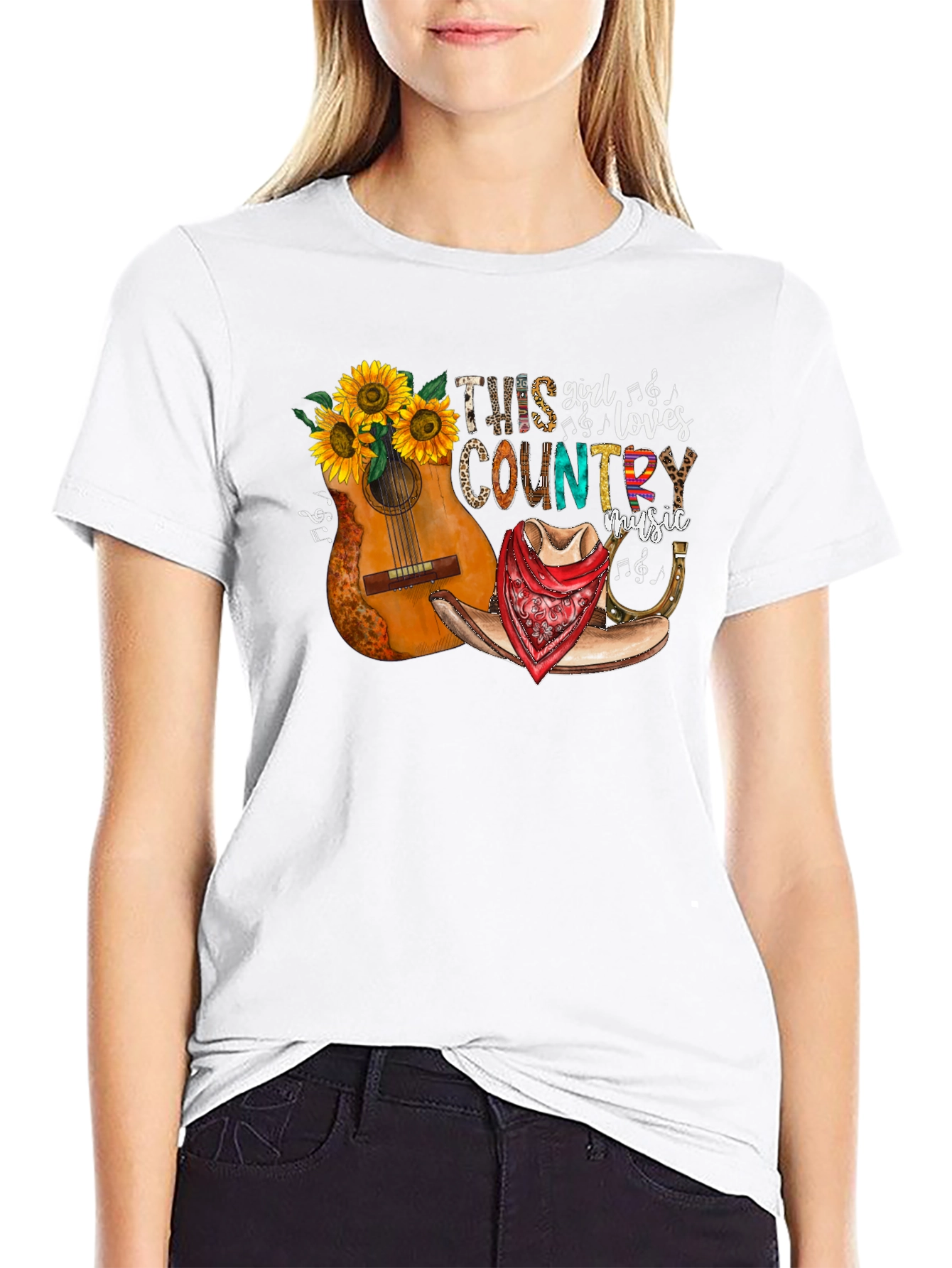 Country Music Lover Graphic Tee