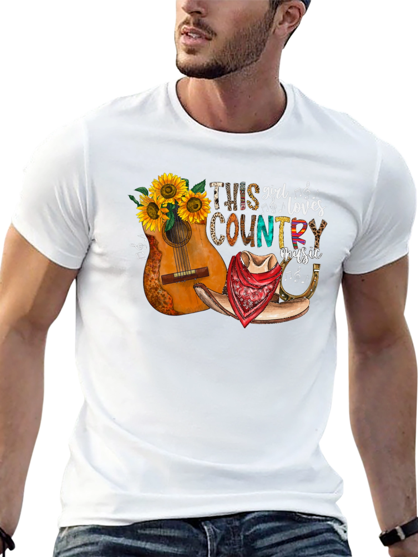 Country Music Lover Graphic Tee