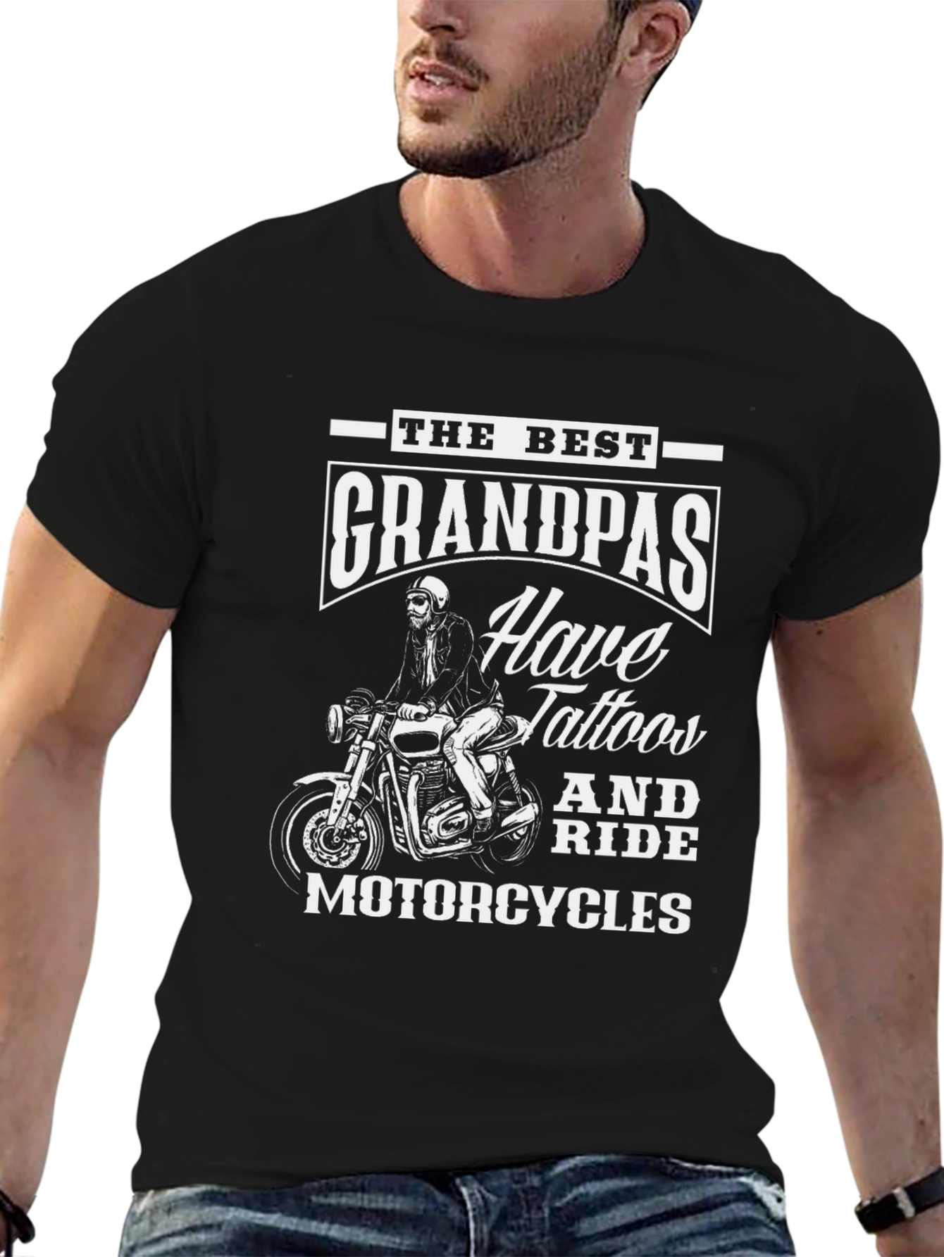 Best Grandpas Have Tattoos and Ride Motorcycles T-Shirt