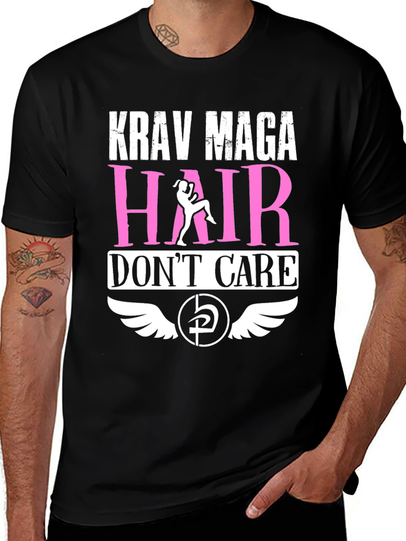 Krav Maga Hair Dont Care Graphic Tee