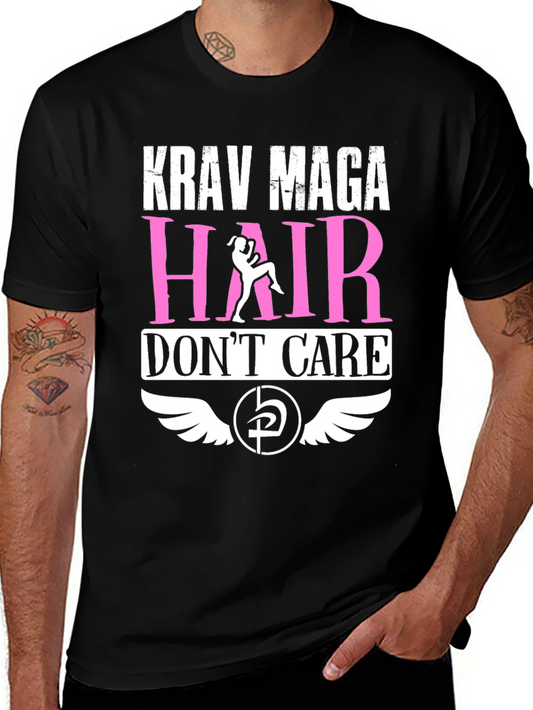 Krav Maga Hair Dont Care Graphic Tee