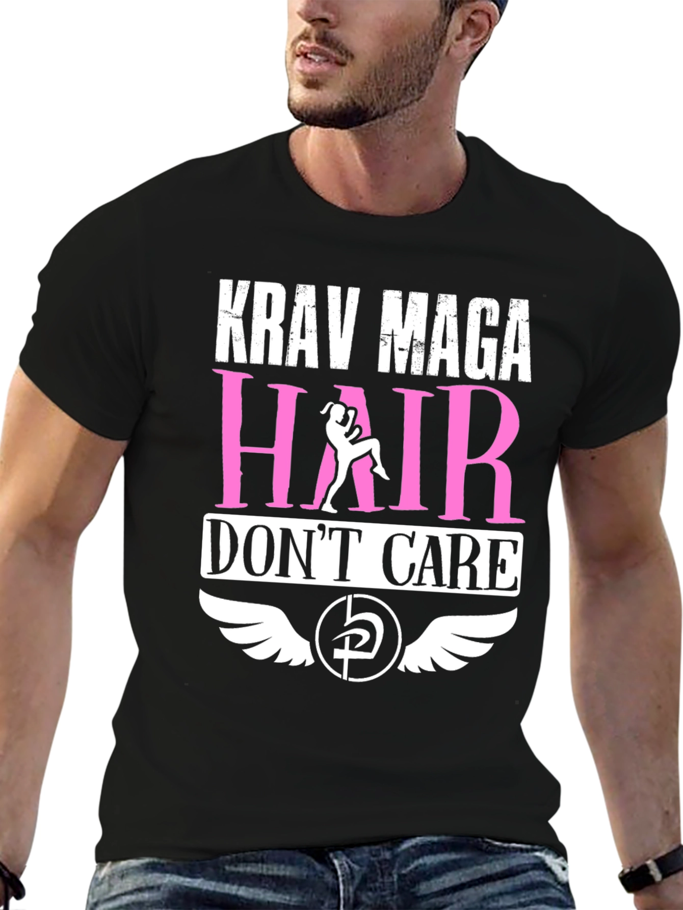 Krav Maga Hair Dont Care Graphic Tee