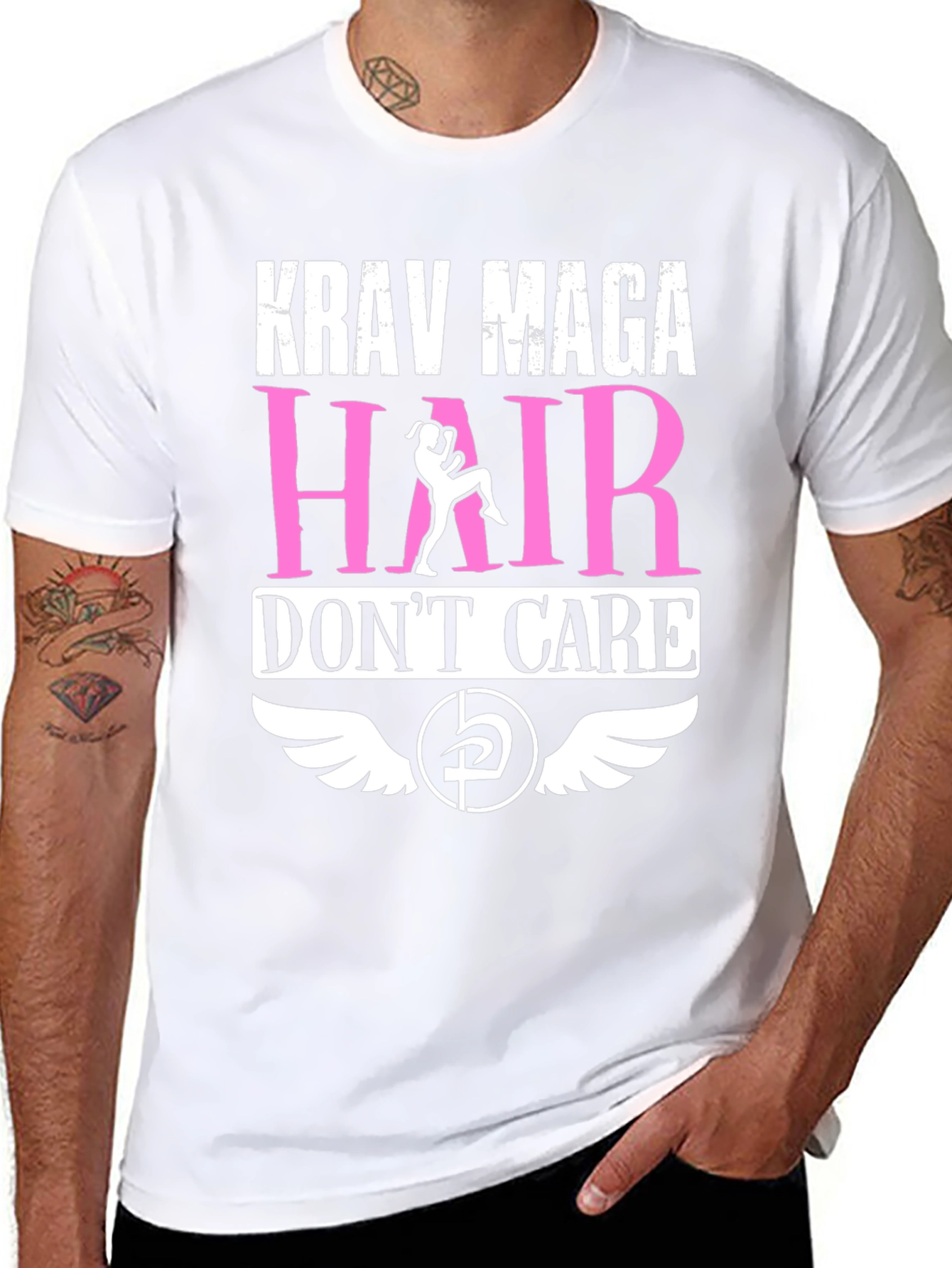 Krav Maga Hair Dont Care Graphic Tee
