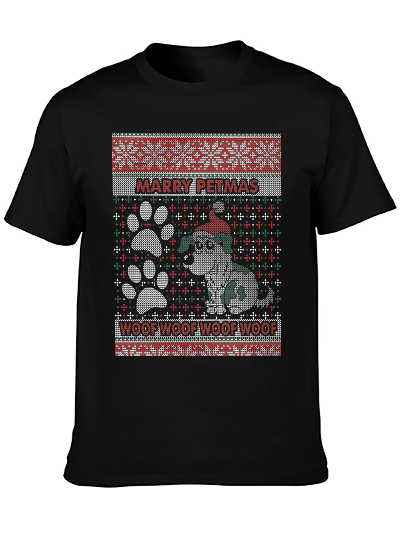 Marry Petmas Ugly Christmas T-Shirt