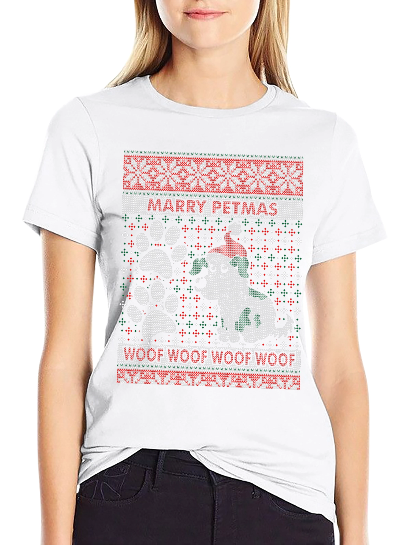 Marry Petmas Ugly Christmas T-Shirt