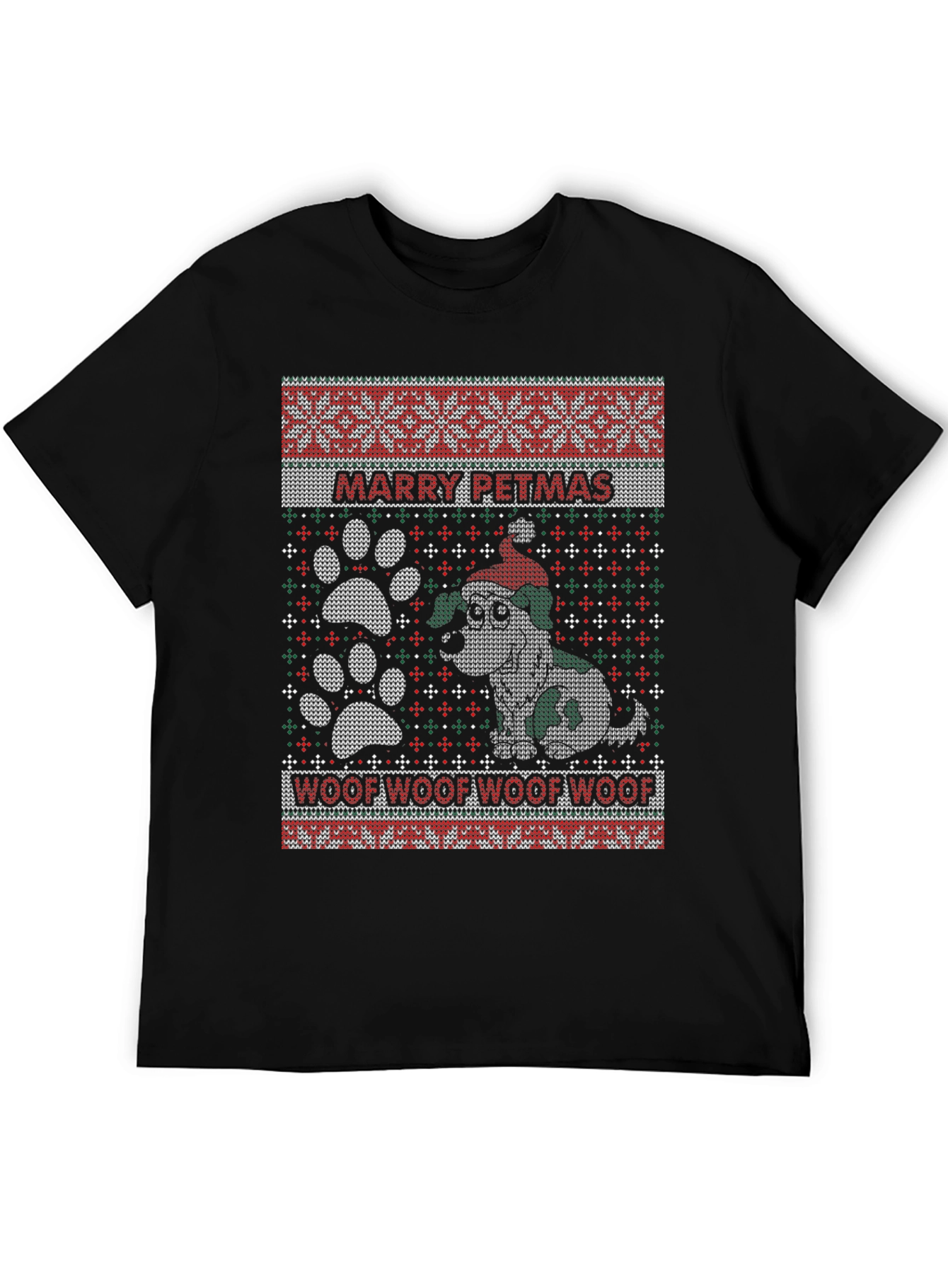 Marry Petmas Ugly Christmas T-Shirt