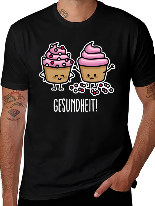 Gesundheit Cupcake Graphic Tee