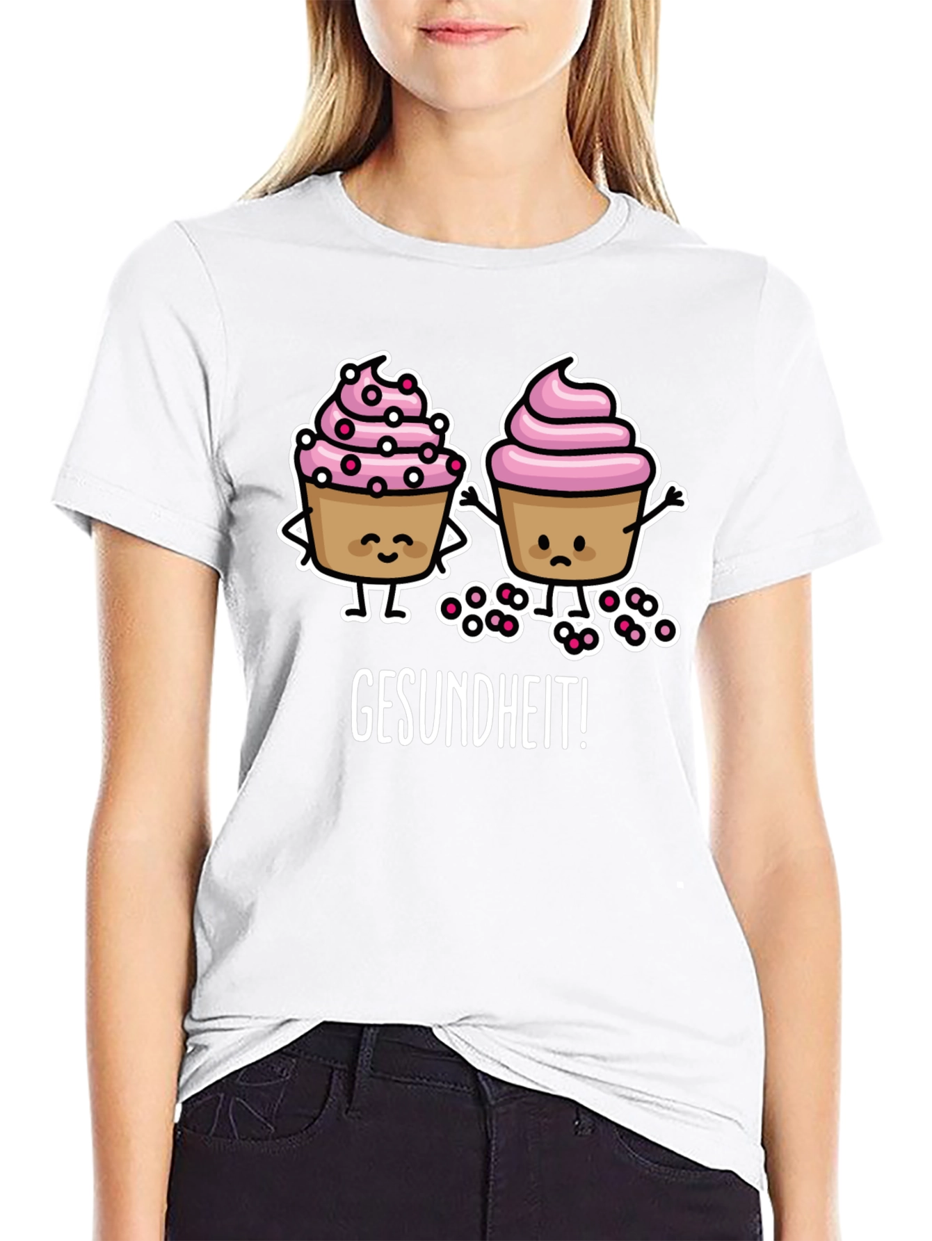 Gesundheit Cupcake Graphic Tee