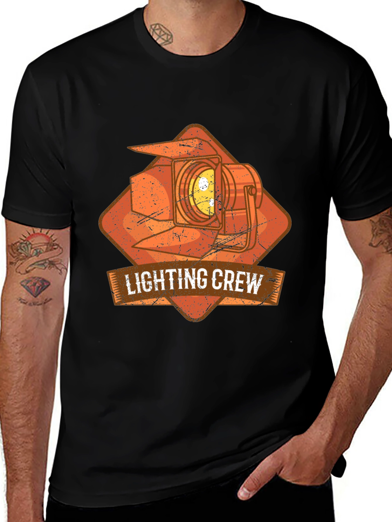 Lighting Crew Graphic T-Shirt