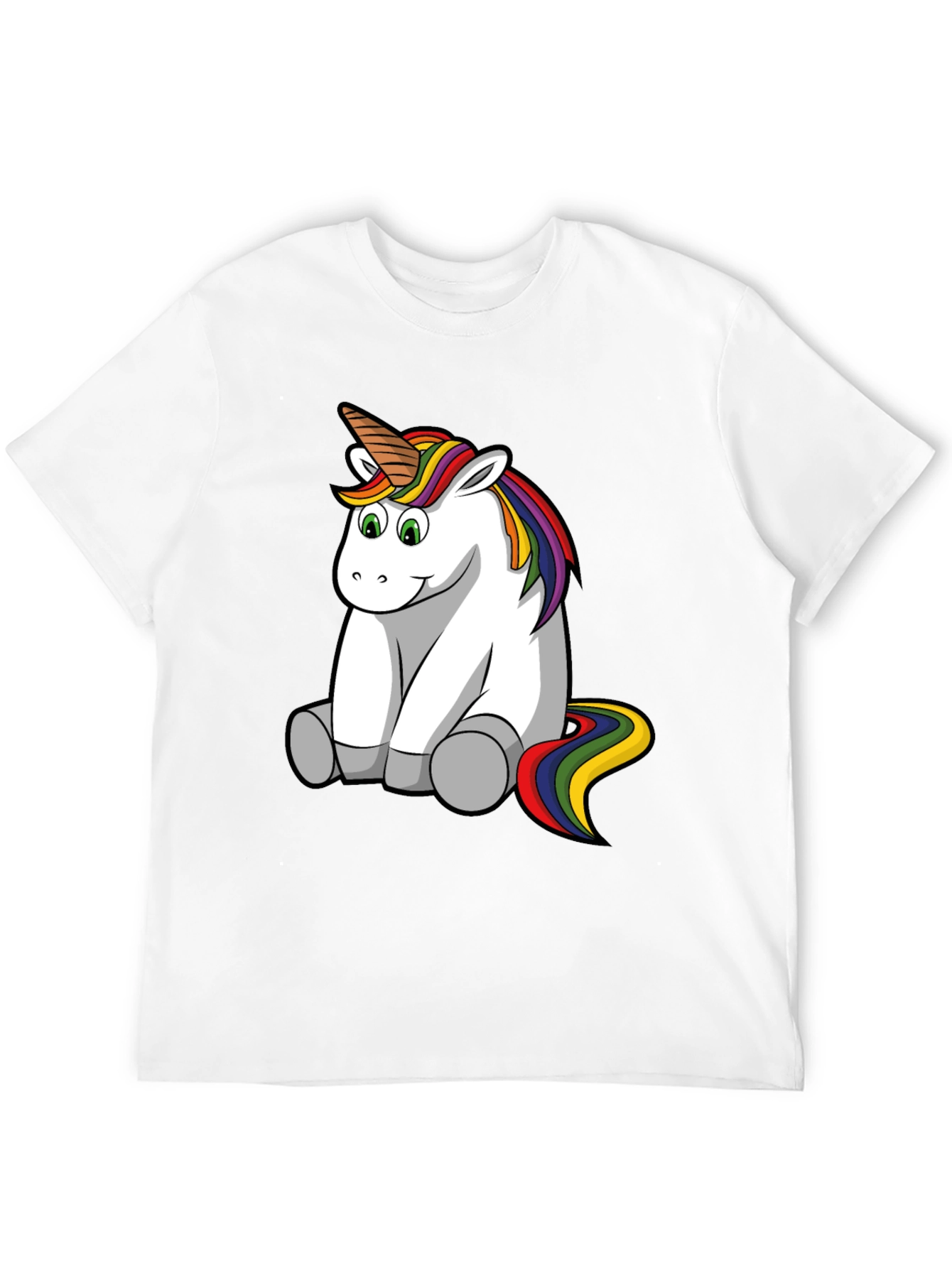 Unicorn T-Shirt - Black Cotton Tee