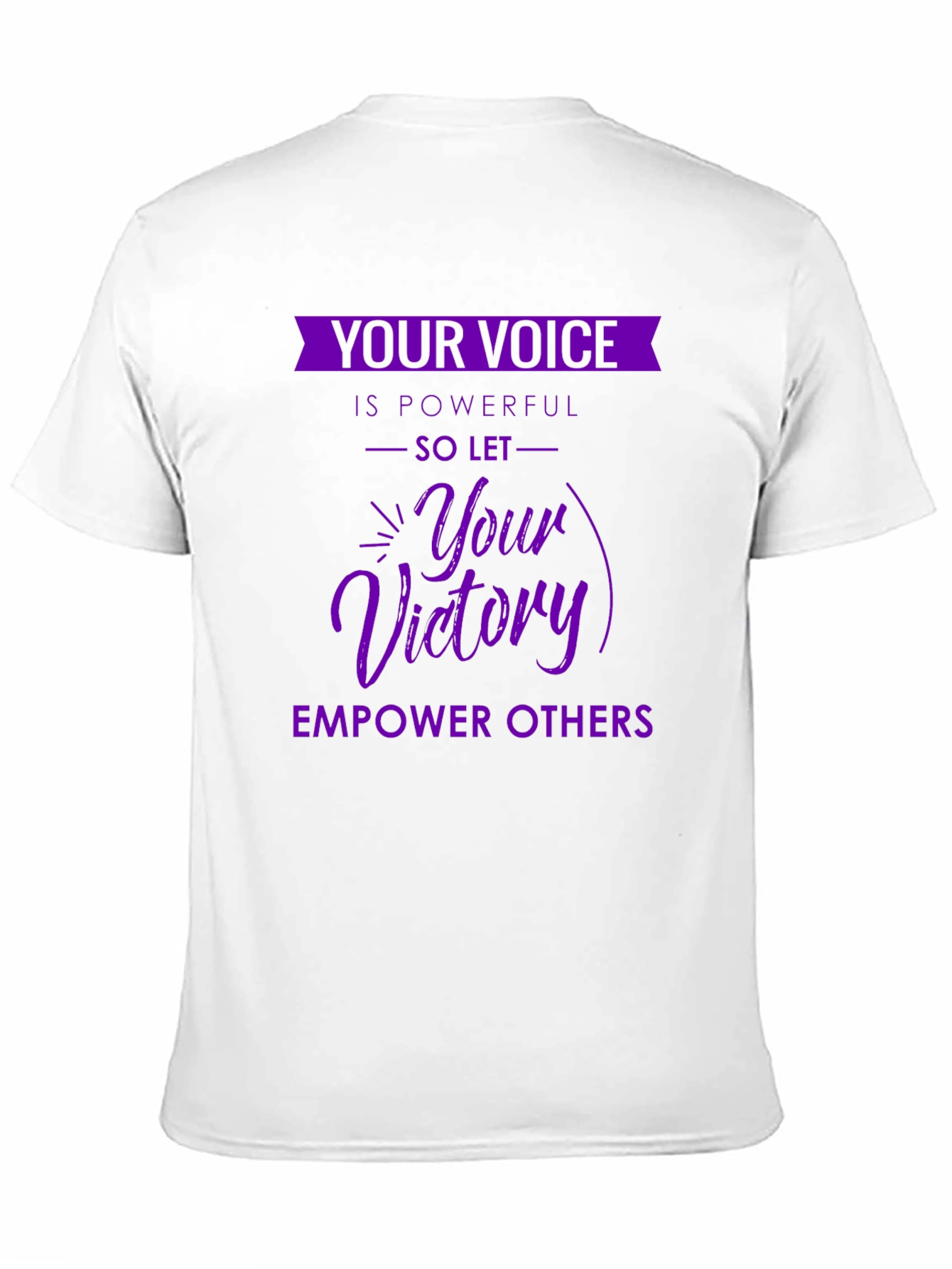 Empowering Purple Graphic T-Shirt