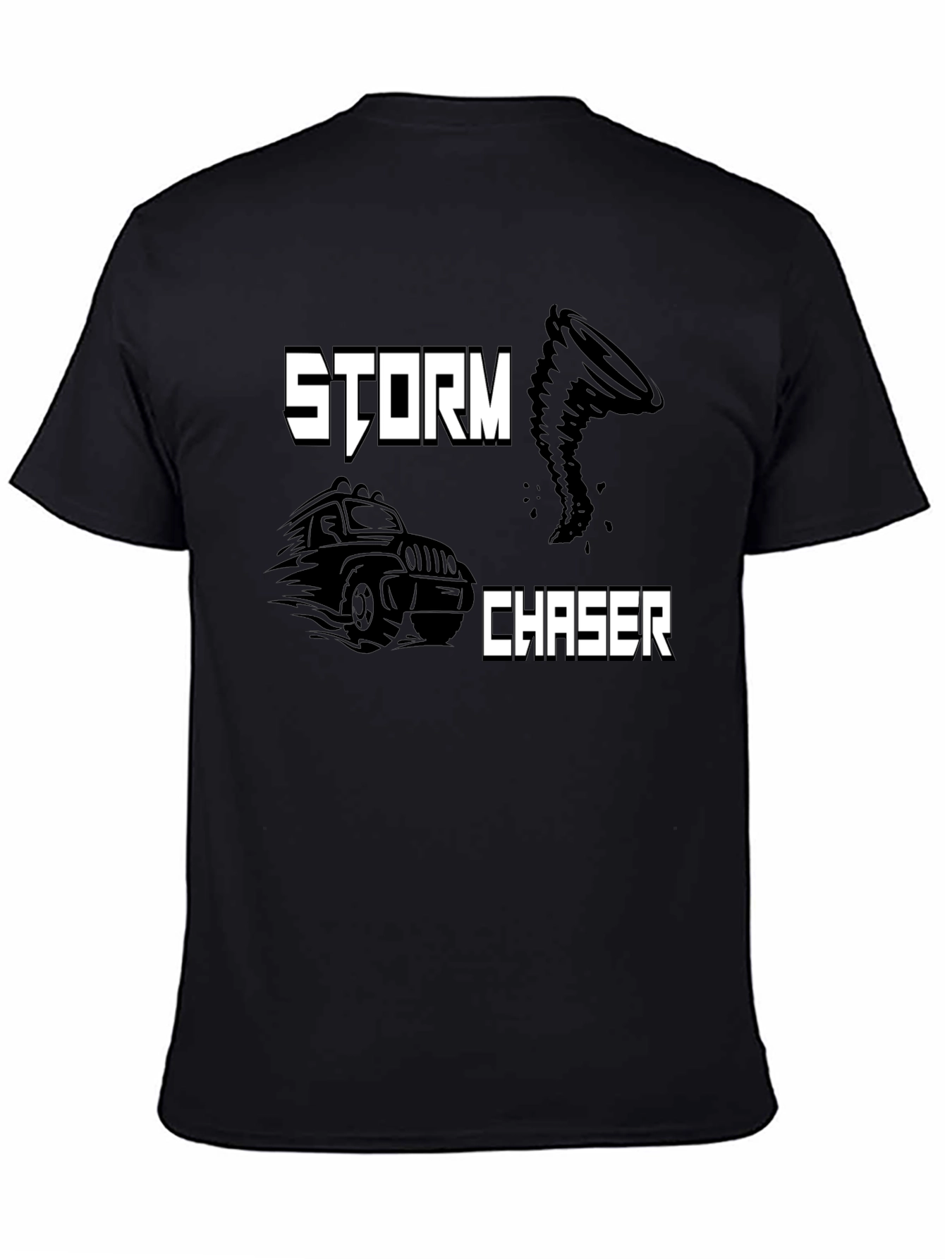 Storm Chaser Black T-Shirt