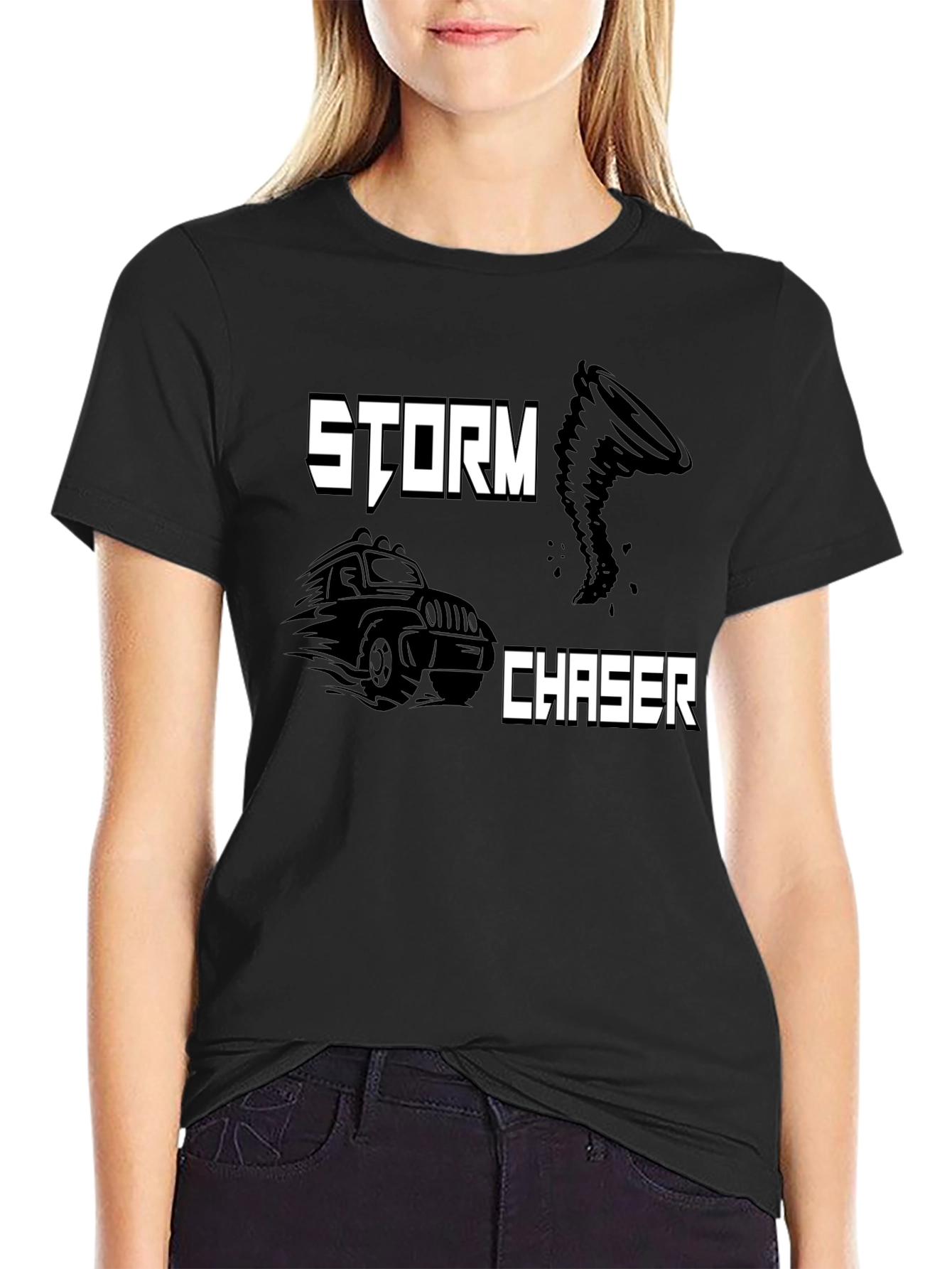Storm Chaser Black T-Shirt