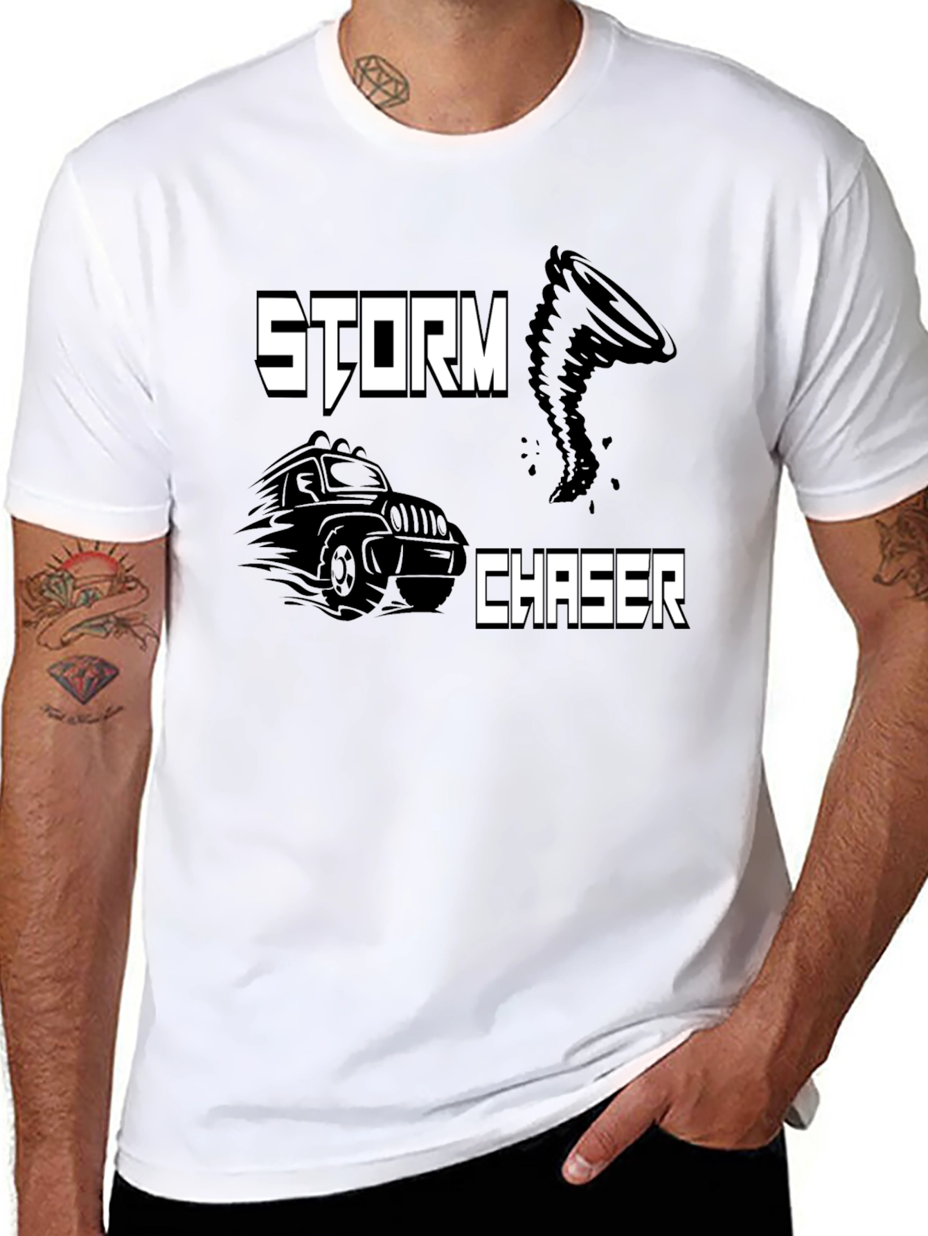 Storm Chaser Black T-Shirt