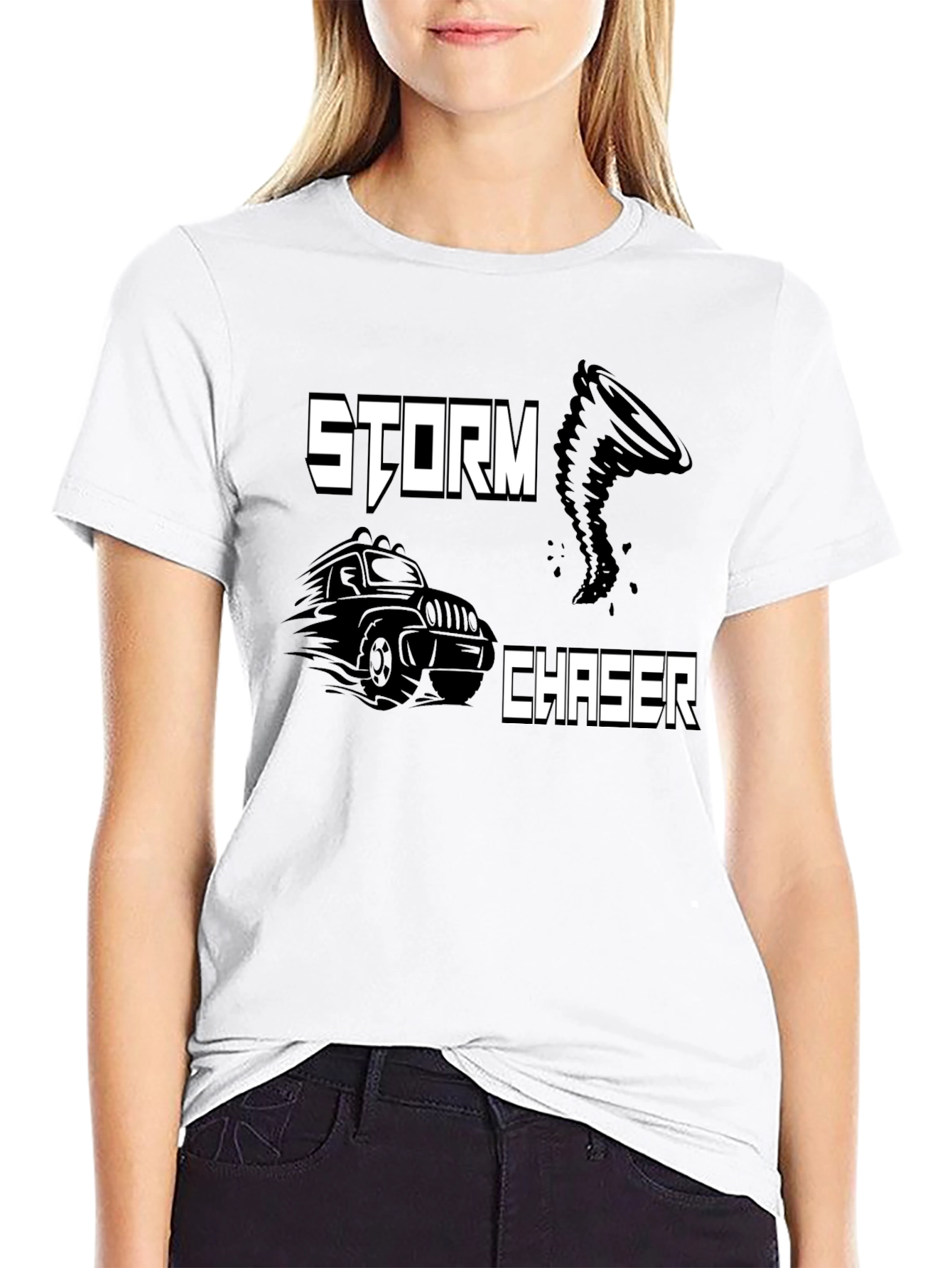 Storm Chaser Black T-Shirt