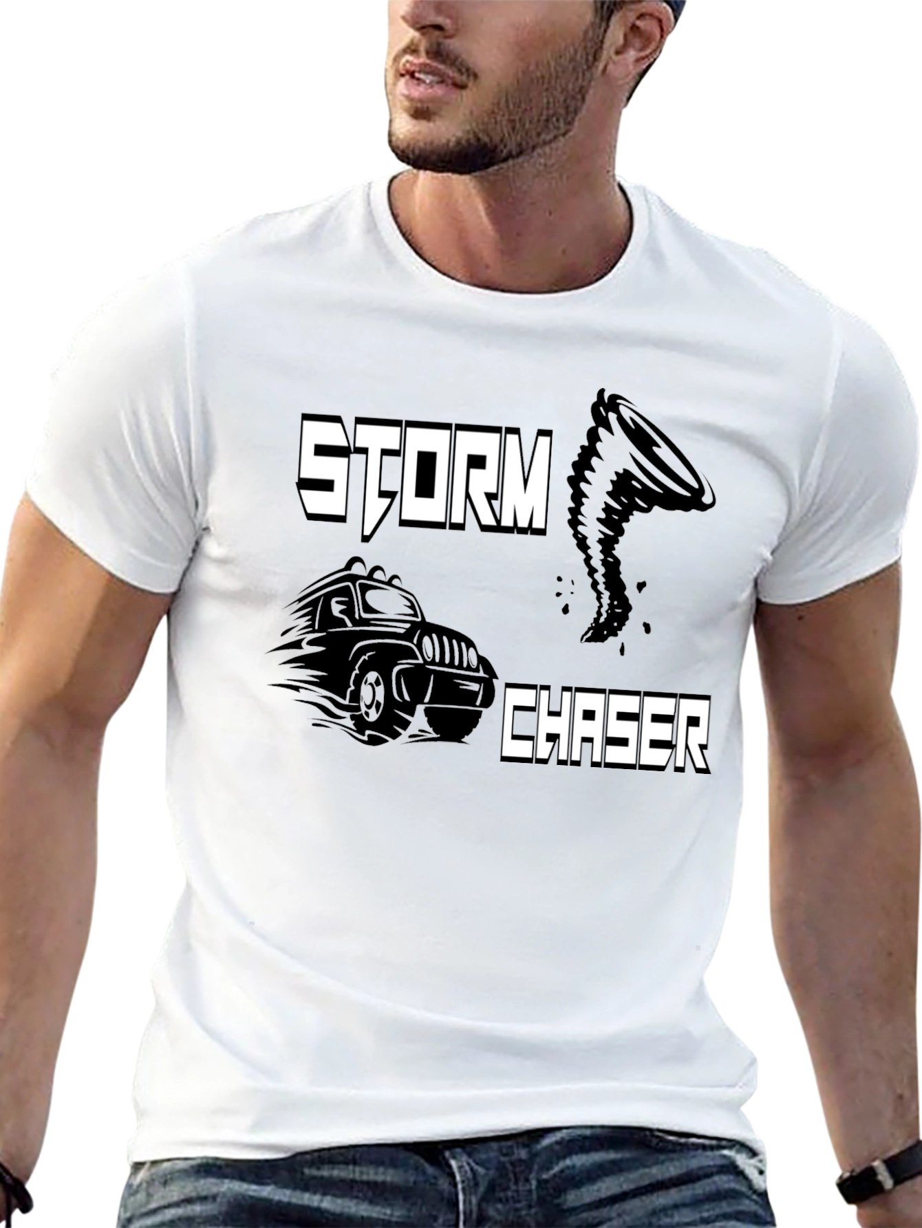 Storm Chaser Black T-Shirt