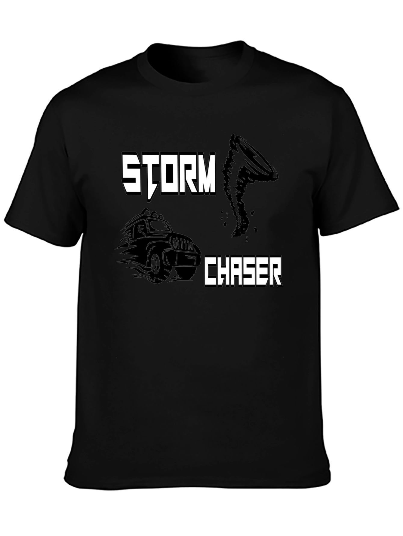 Storm Chaser Black T-Shirt