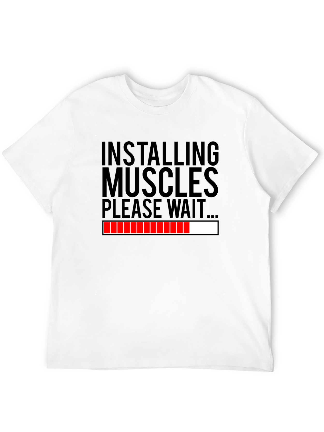 Installing Muscles Funny Workout T-Shirt