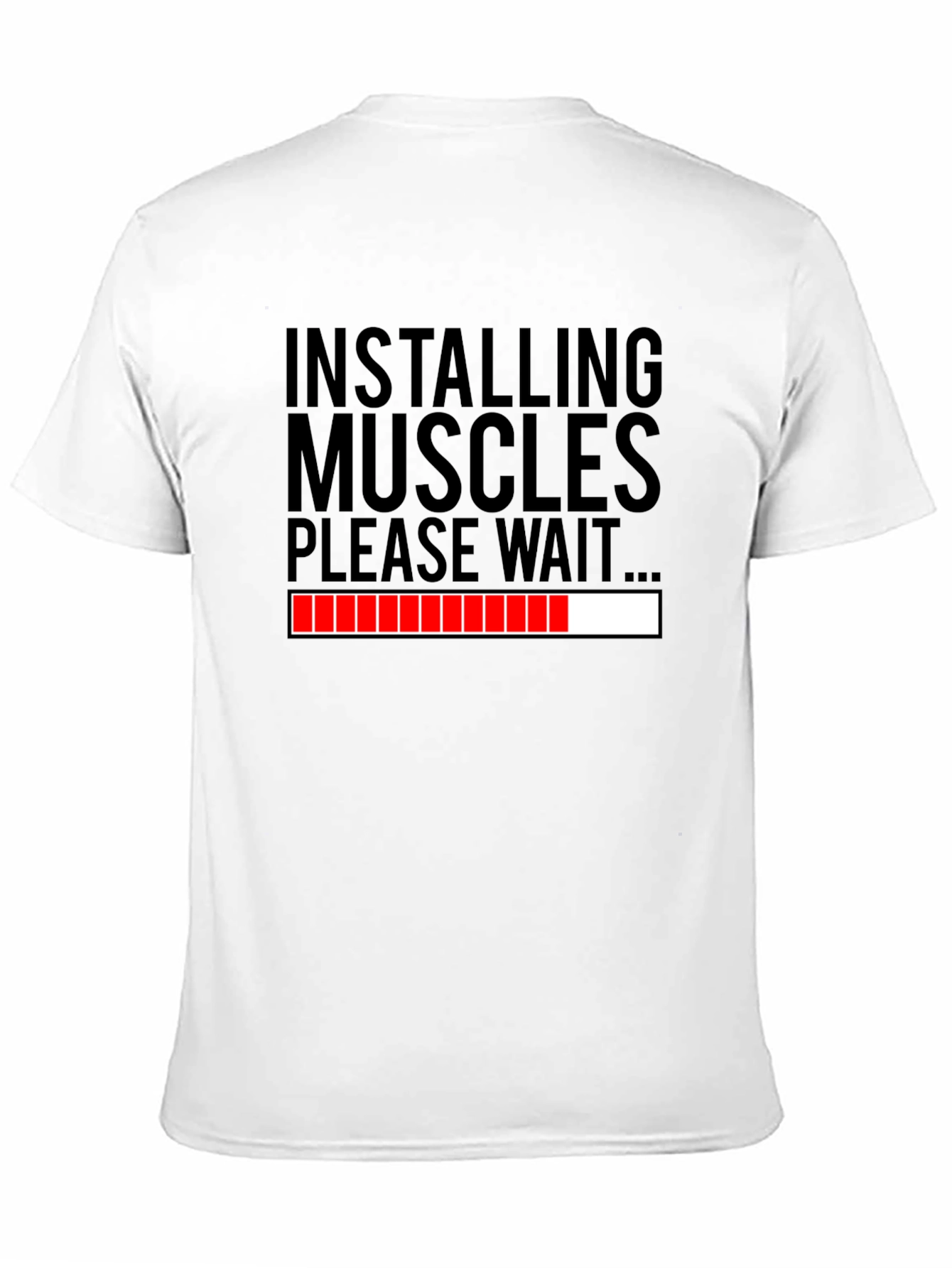 Installing Muscles Funny Workout T-Shirt