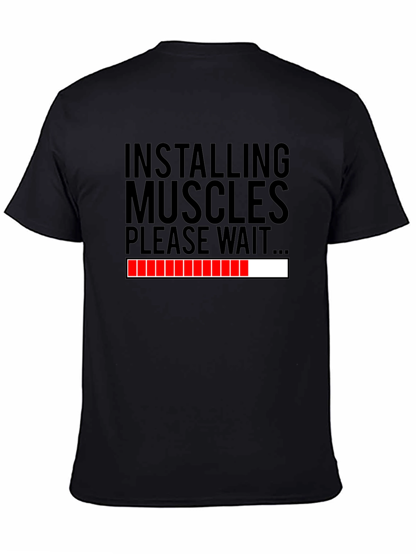 Installing Muscles Funny Workout T-Shirt