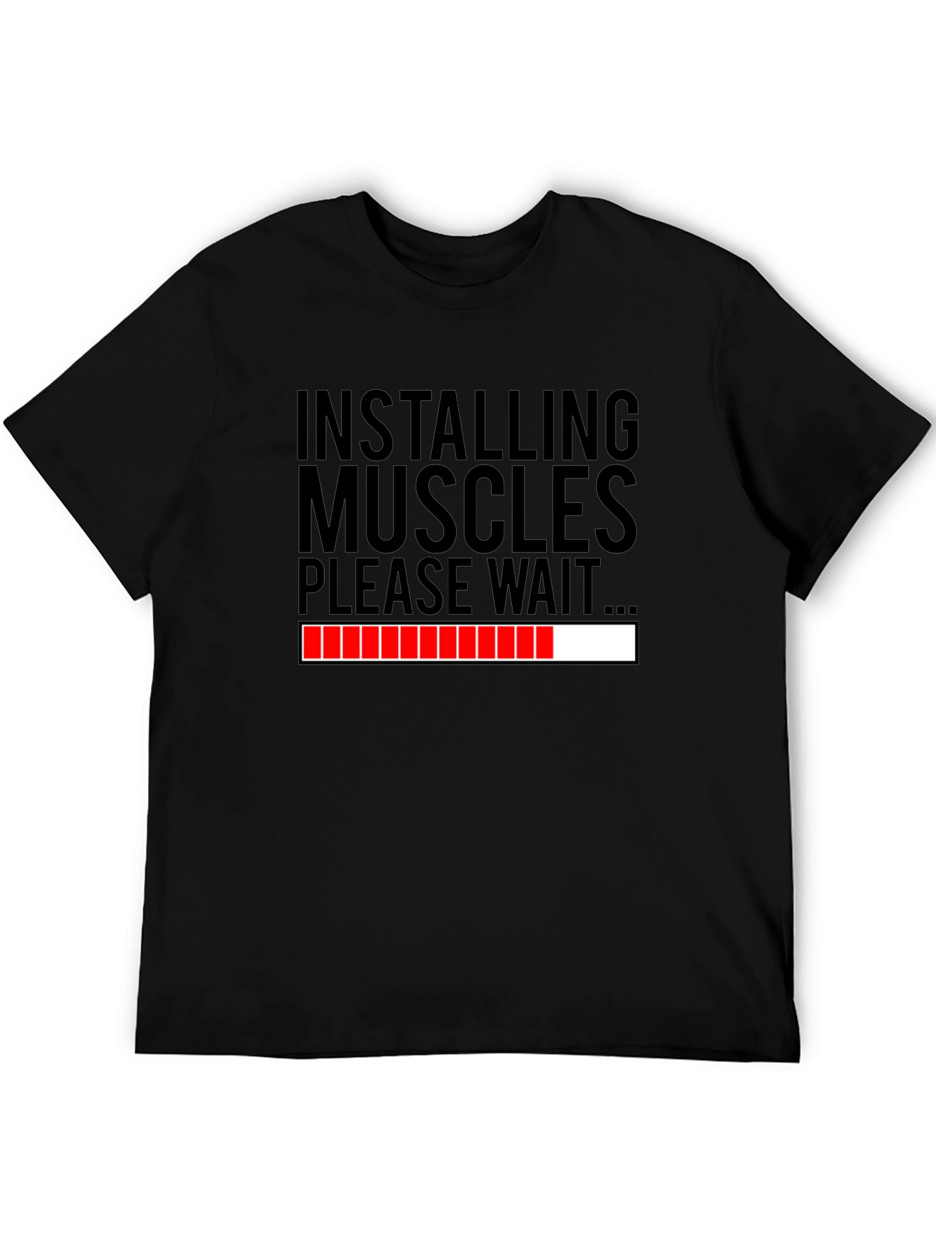 Installing Muscles Funny Workout T-Shirt