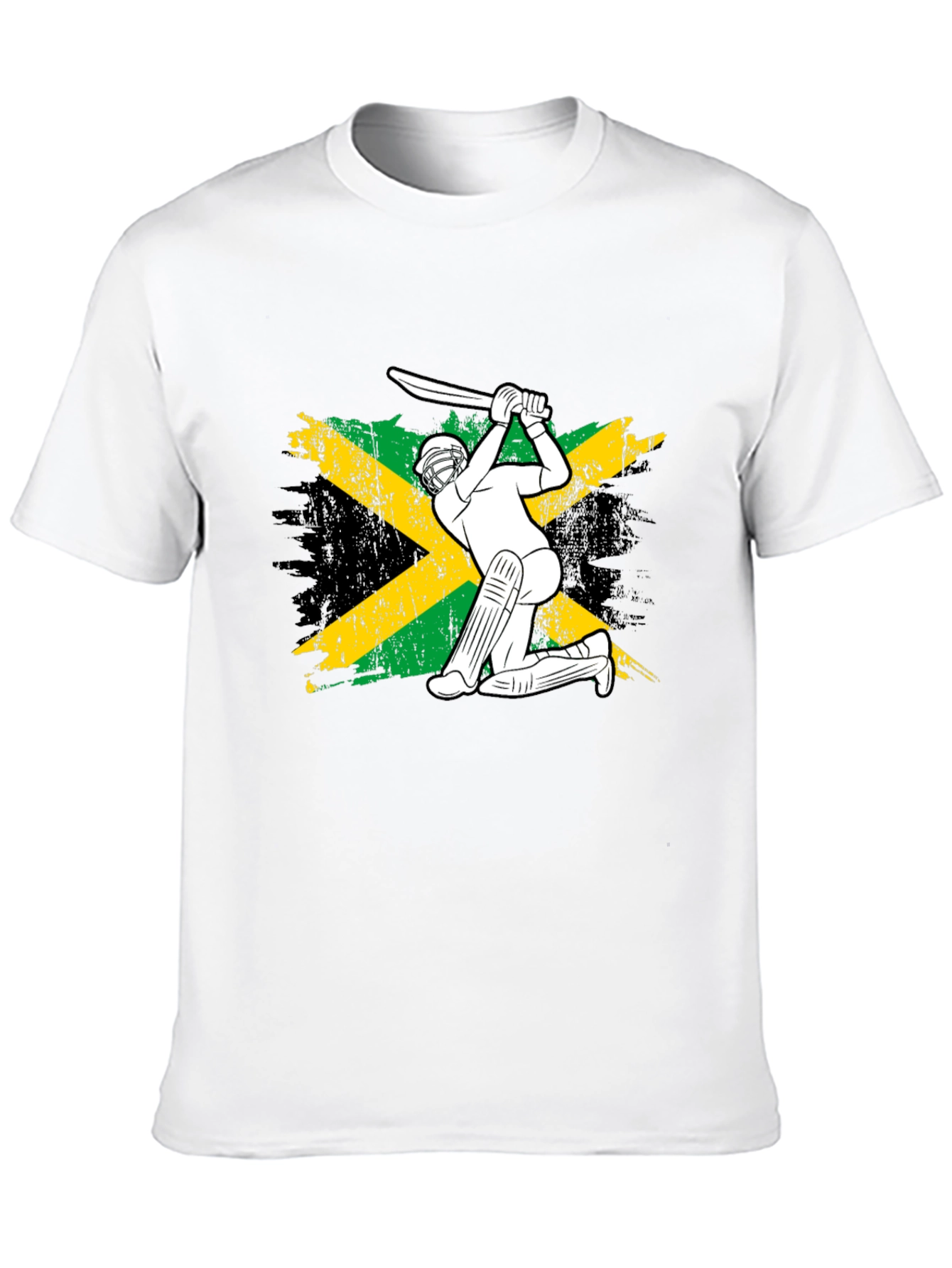 Jamaica Cricket Flag T-Shirt for Fans