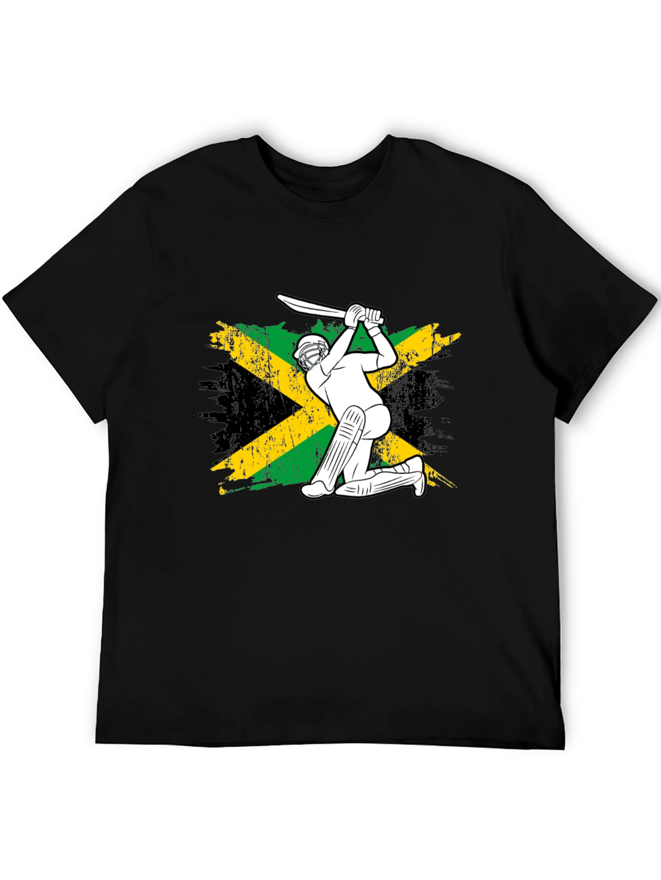 Jamaica Cricket Flag T-Shirt for Fans