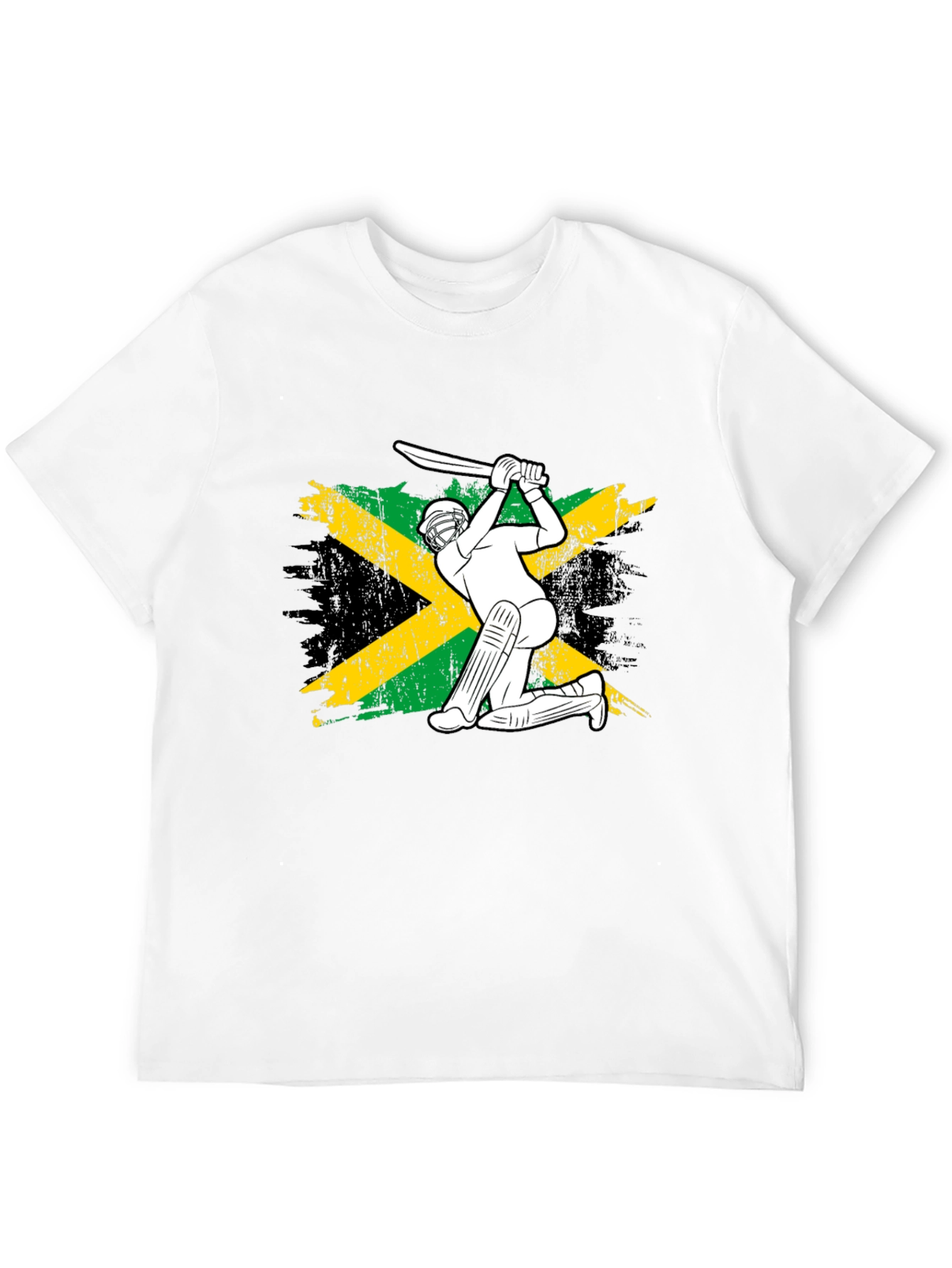 Jamaica Cricket Flag T-Shirt for Fans