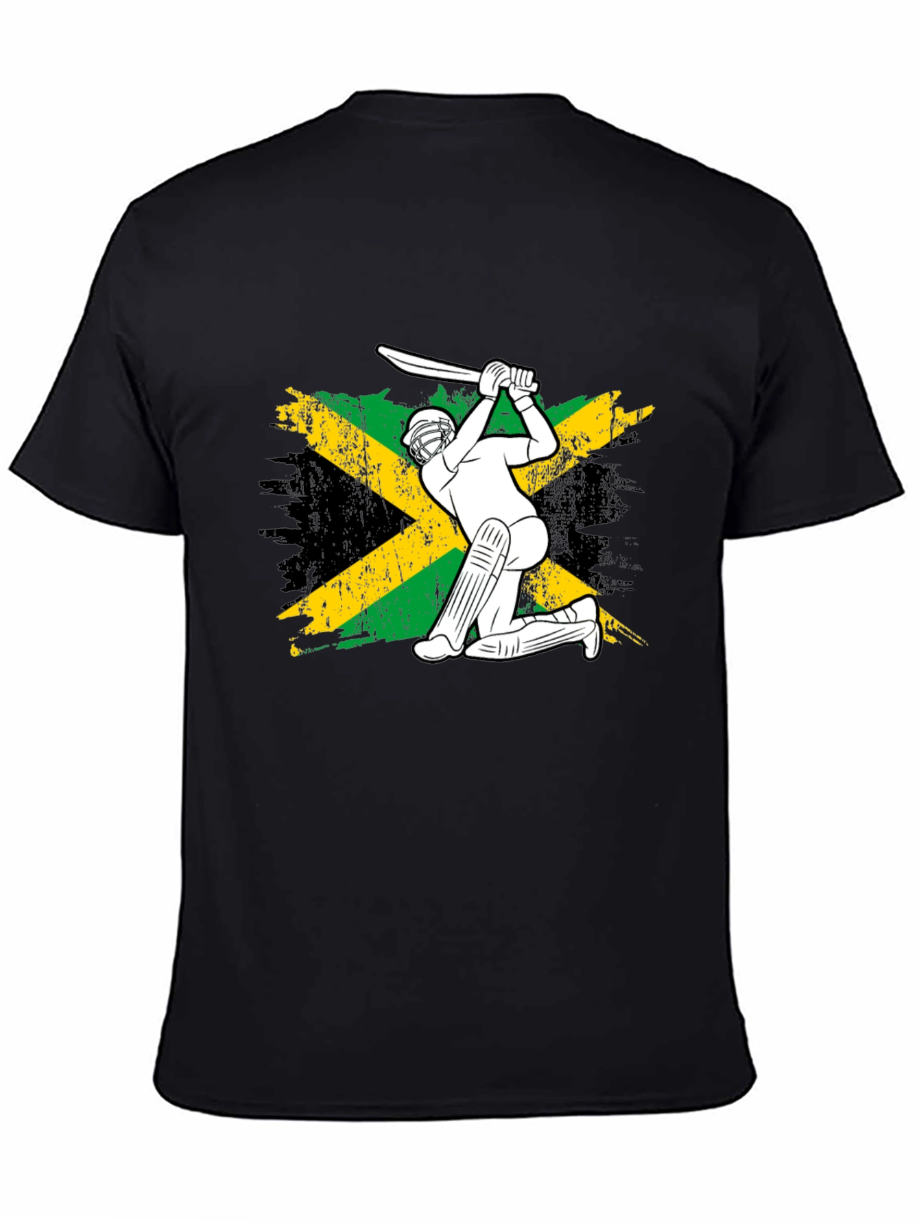 Jamaica Cricket Flag T-Shirt for Fans