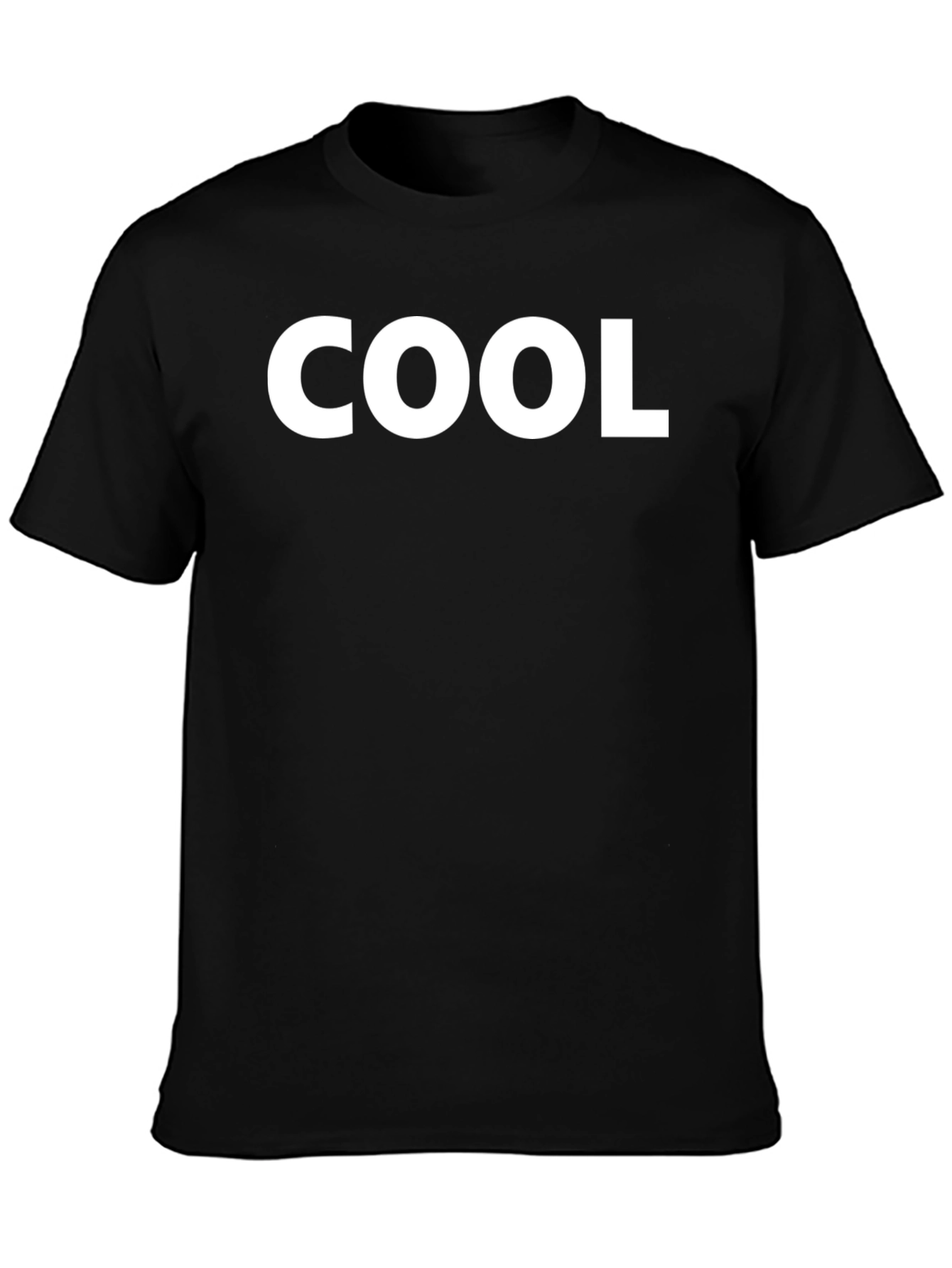 Cool Graphic Print Black T-Shirt Casual Wear