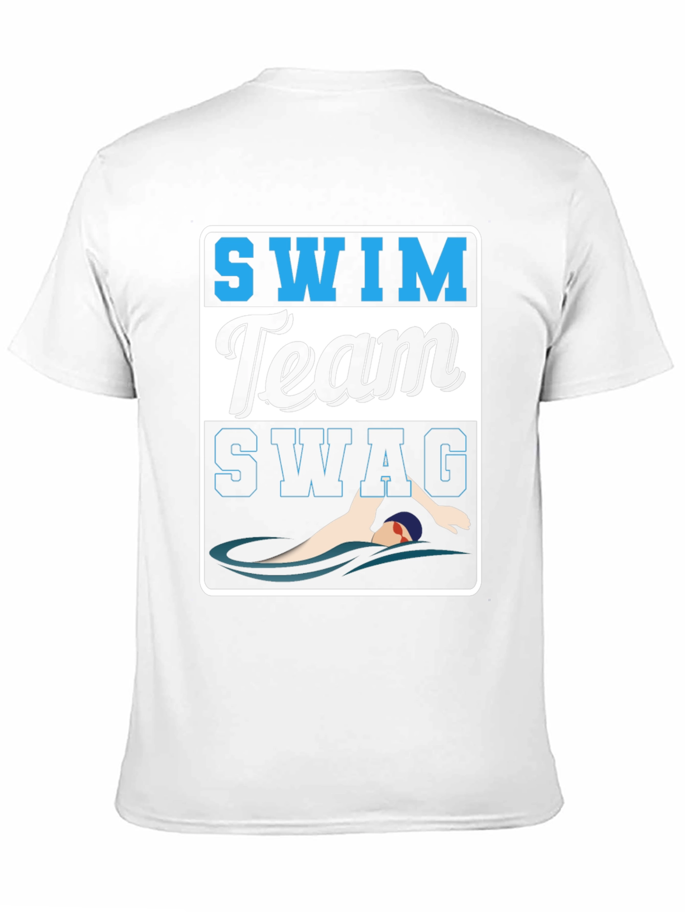 Swim Team SWAG Black T-Shirt