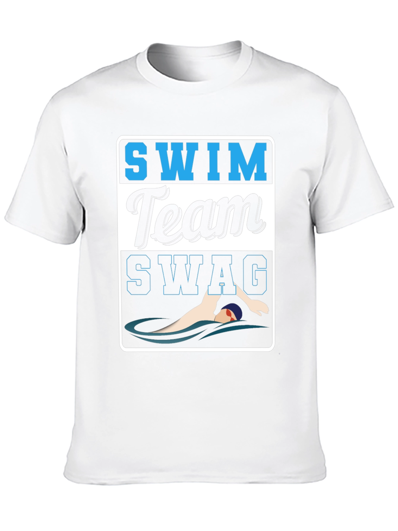 Swim Team SWAG Black T-Shirt