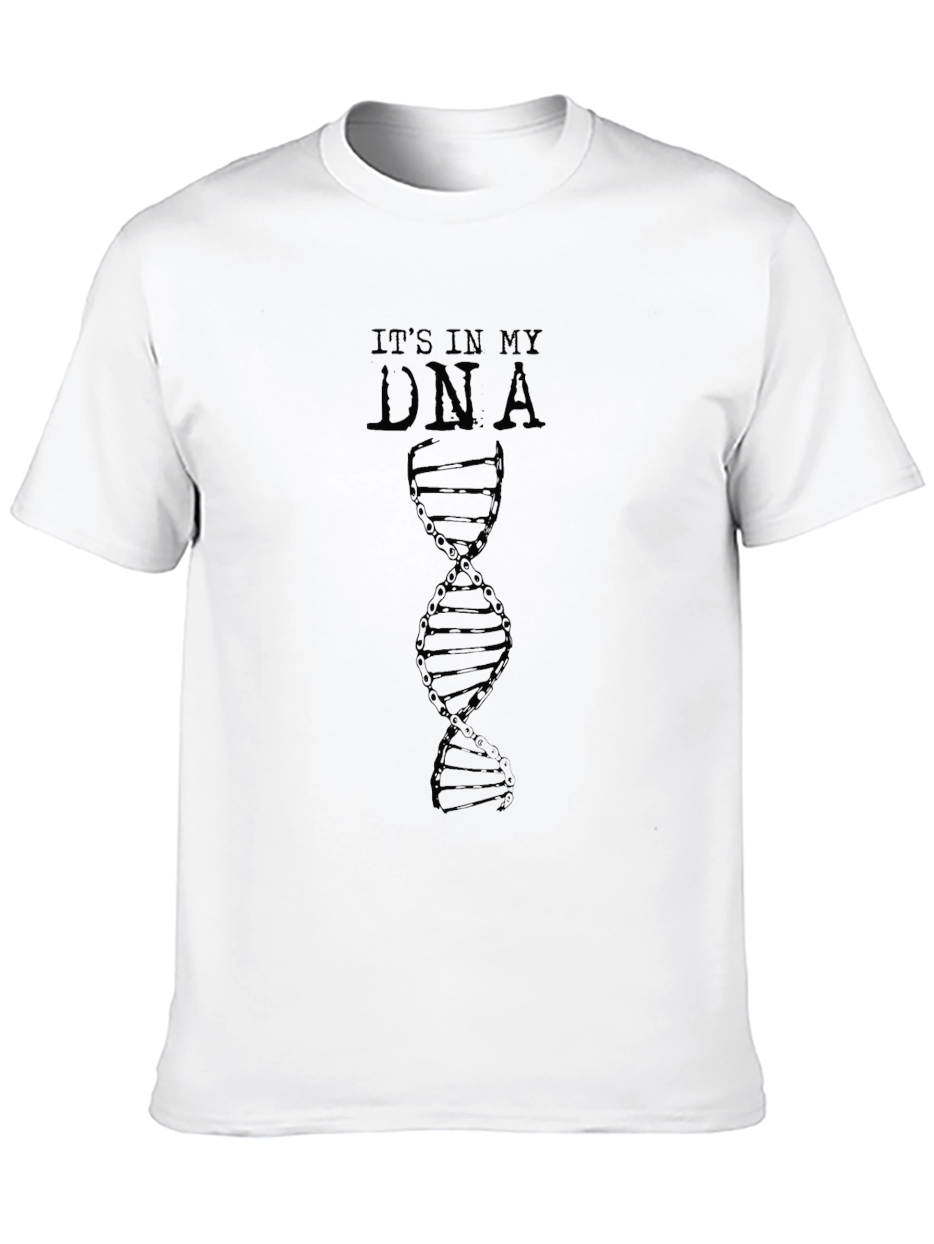 Its In My DNA Graphic Black T-Shirt
