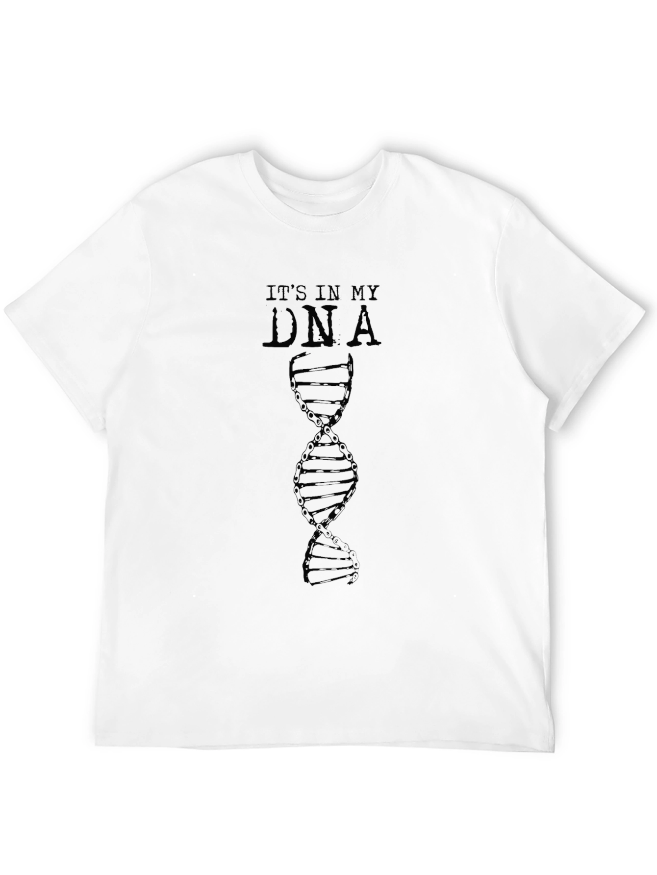 Its In My DNA Graphic Black T-Shirt