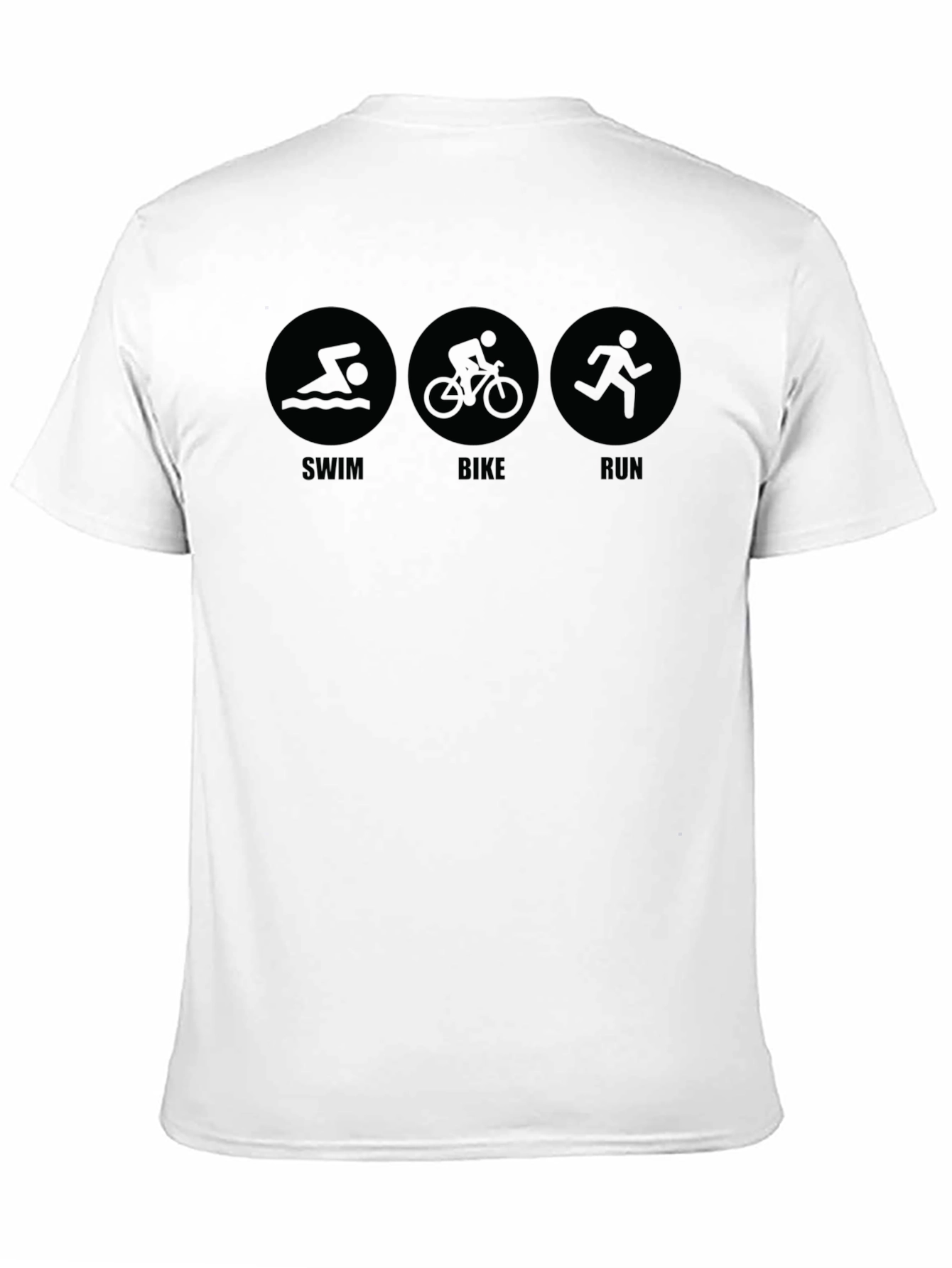 Triathlon Swim Bike Run Graphic T-Shirt