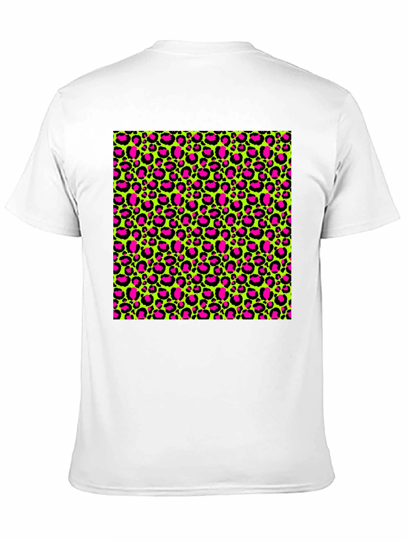 Wild Style T-Shirt: Neon Leopard Print Tee