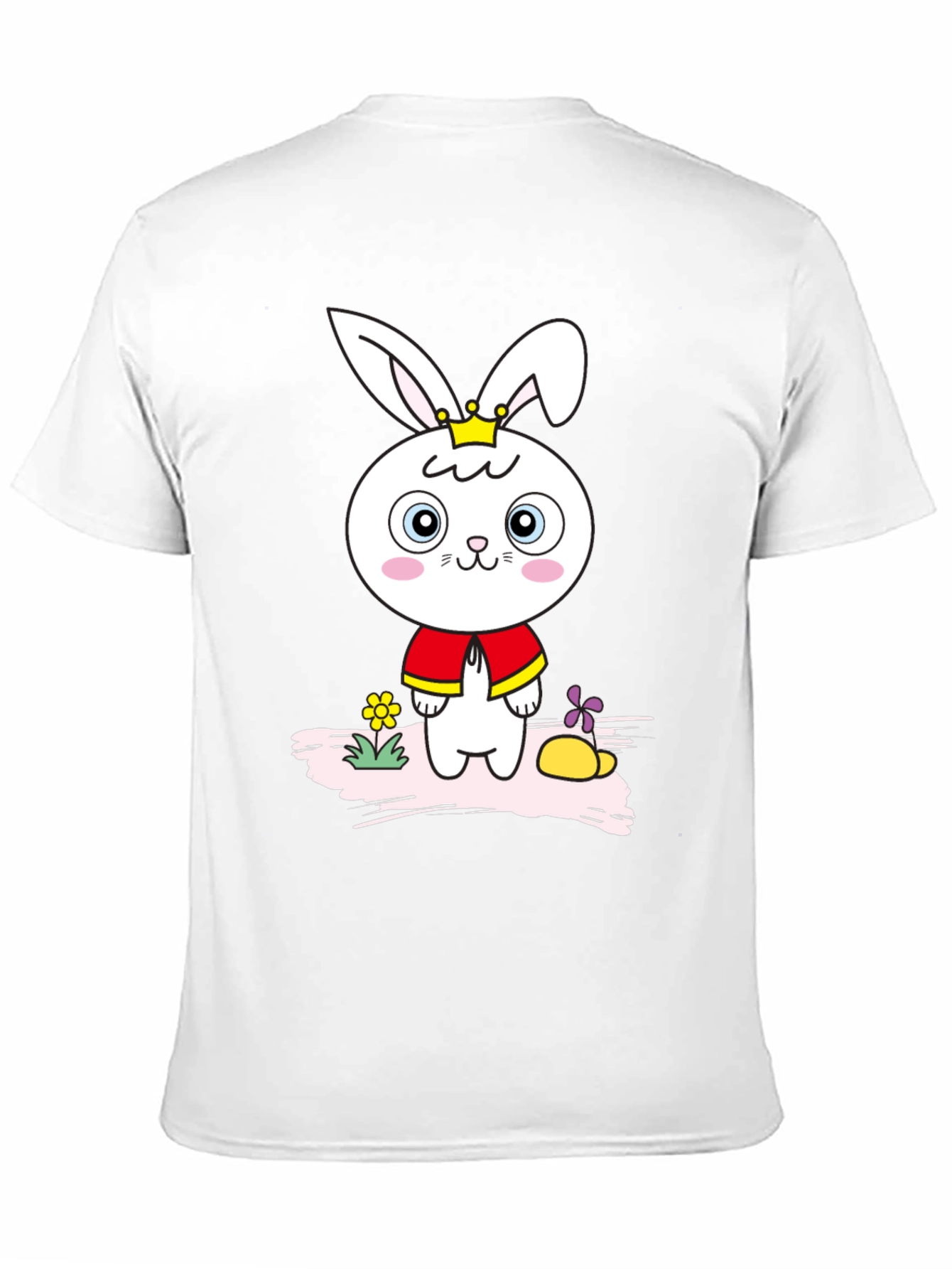 Cute Cartoon Rabbit Graphic T-Shirt