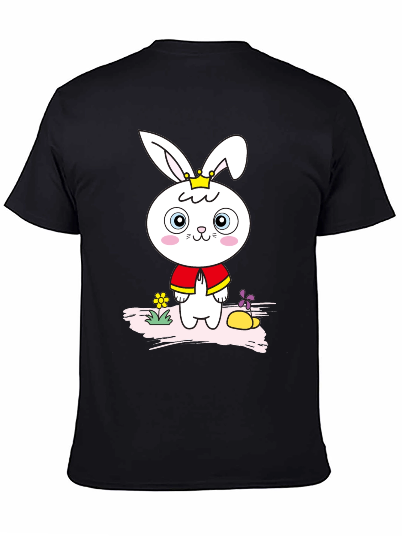 Cute Cartoon Rabbit Graphic T-Shirt