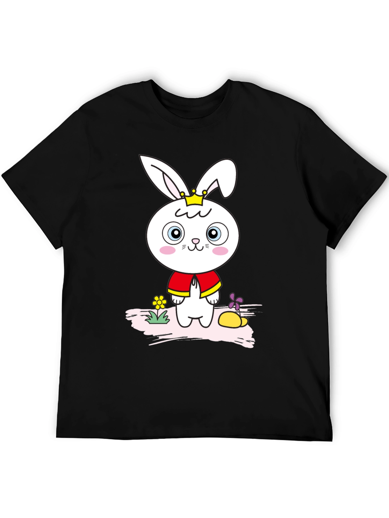 Cute Cartoon Rabbit Graphic T-Shirt