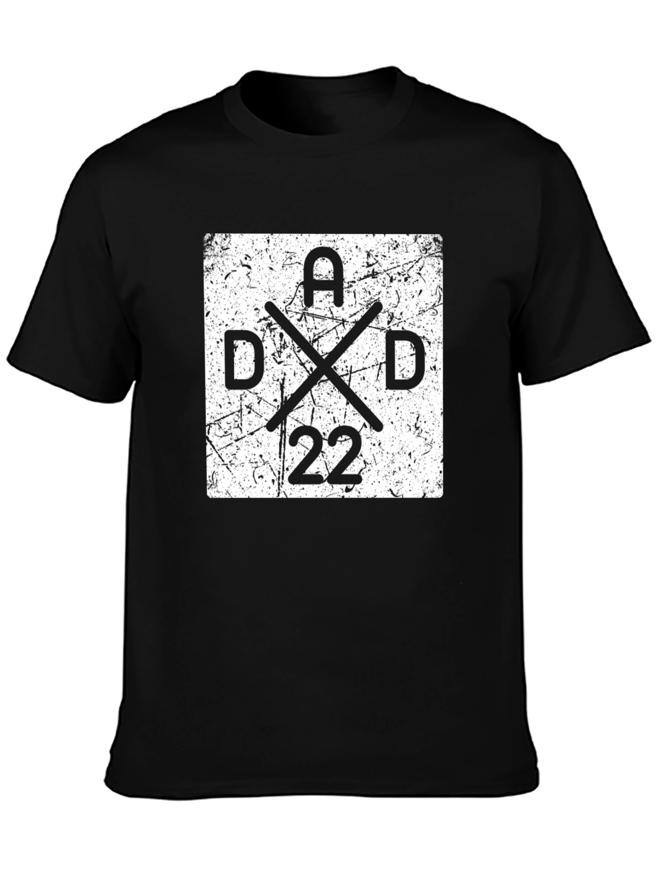 Dad 22 Graphic T-Shirt - Black