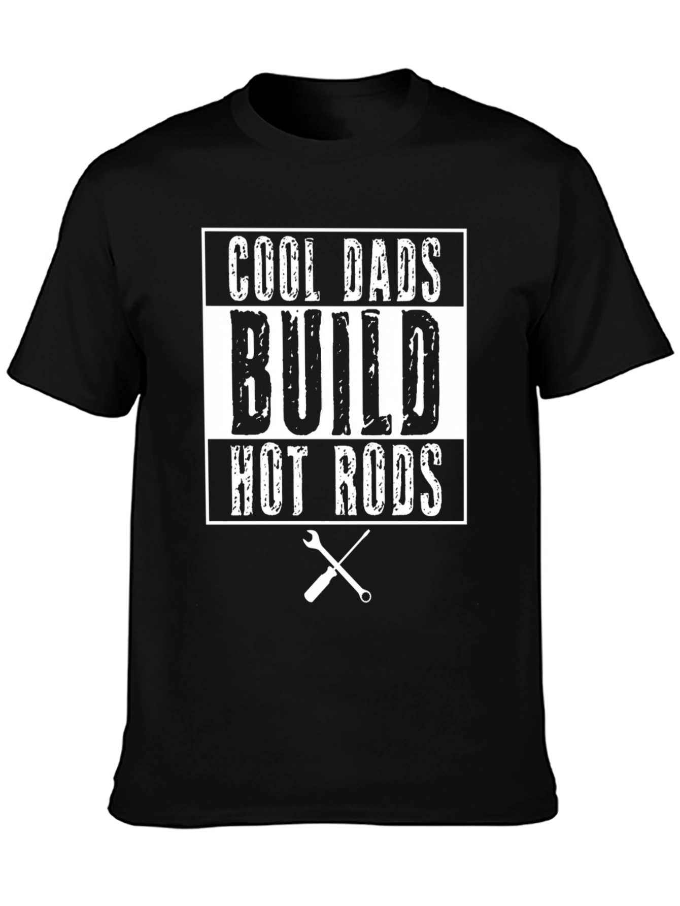 Cool Dads Build Hot Rods Graphic T-Shirt