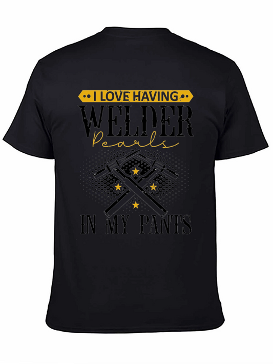 Welder Pearls T-Shirt - Funny Welding Tee