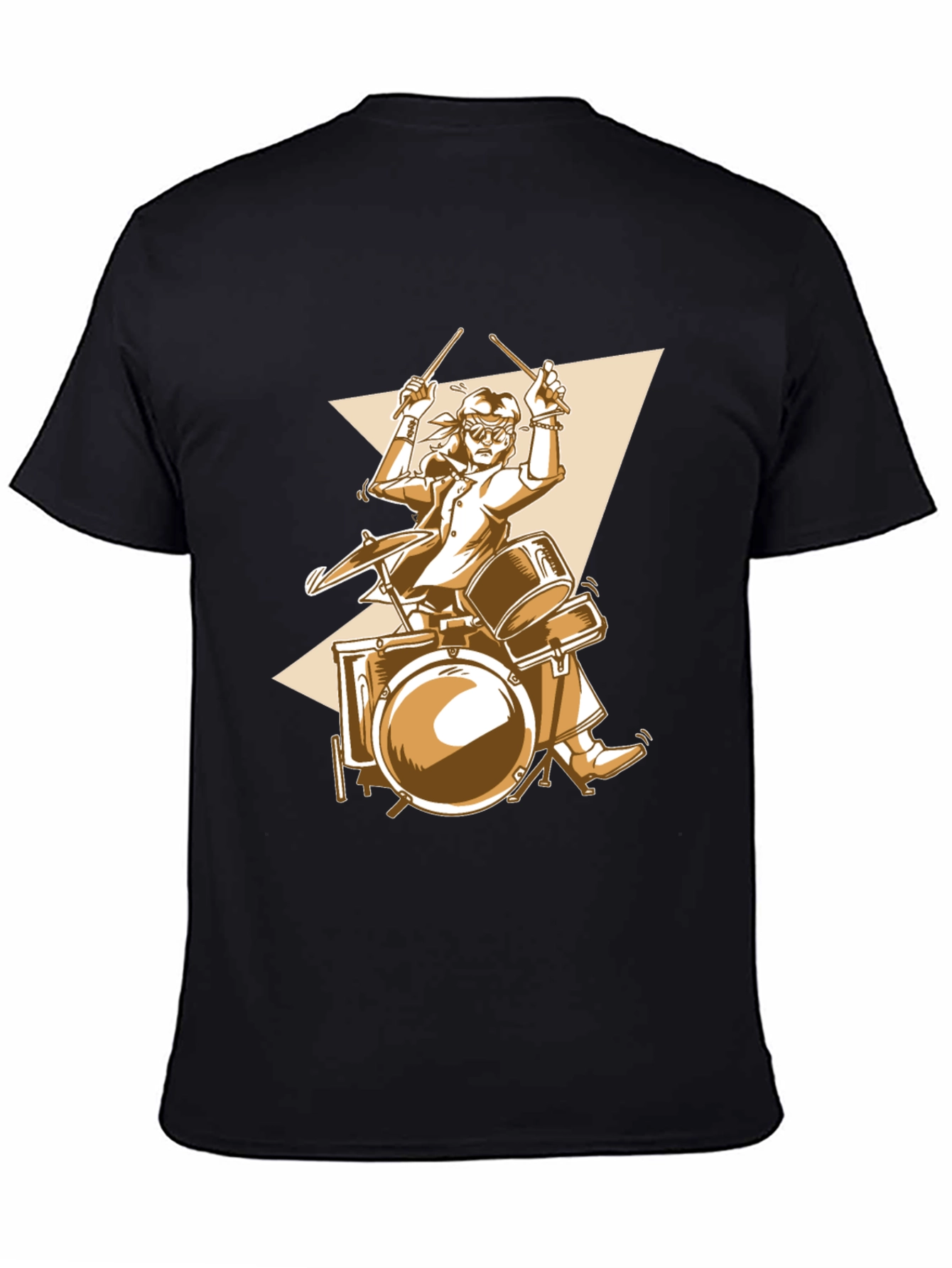 Drummer Graphic Tee - Rock & Roll Style