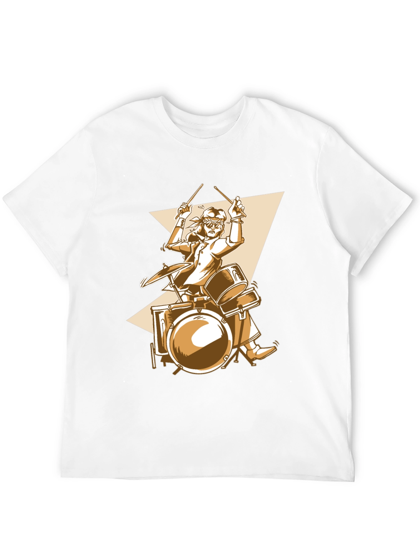 Drummer Graphic Tee - Rock & Roll Style