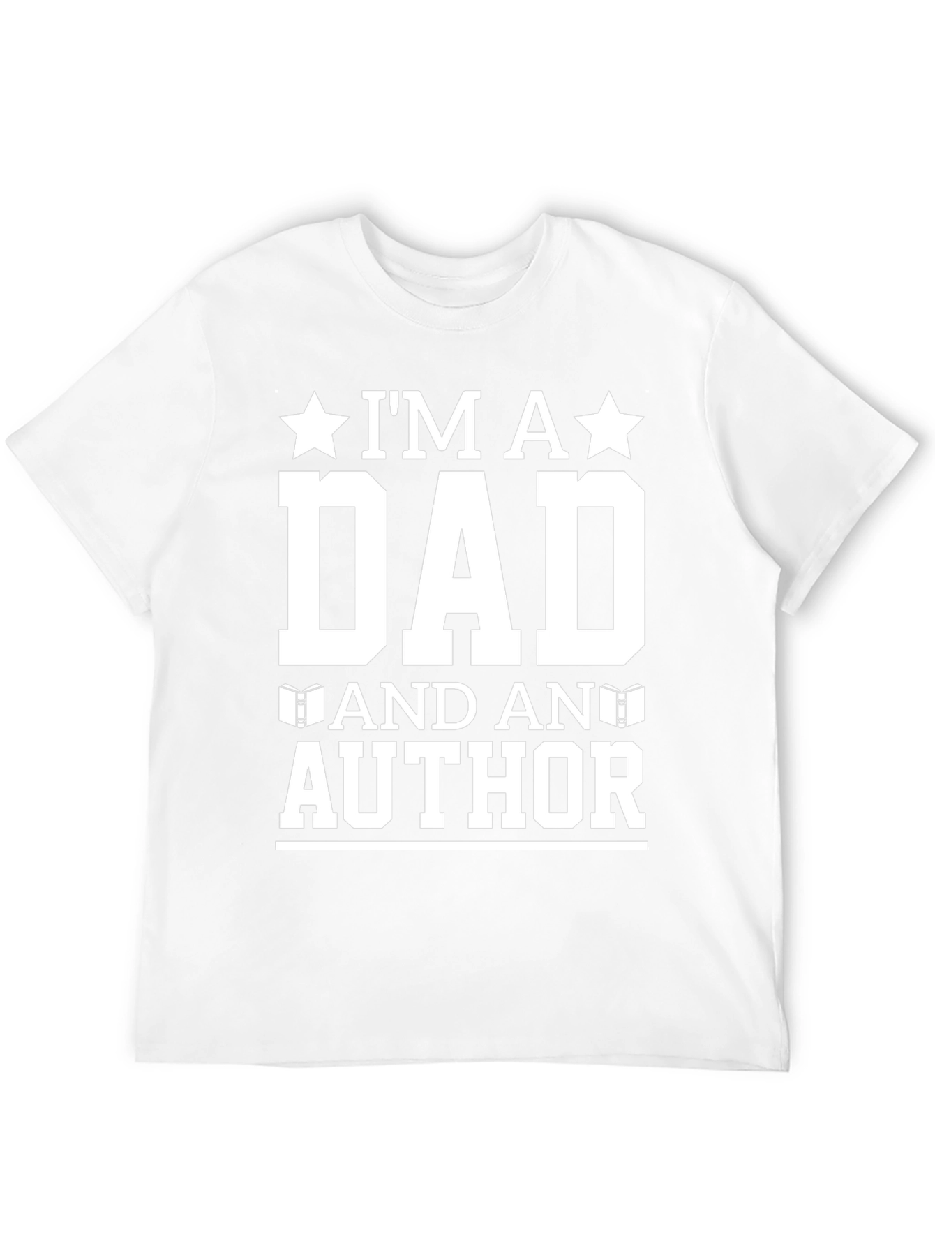 Dad Author Graphic T-Shirt - Novelty Gift