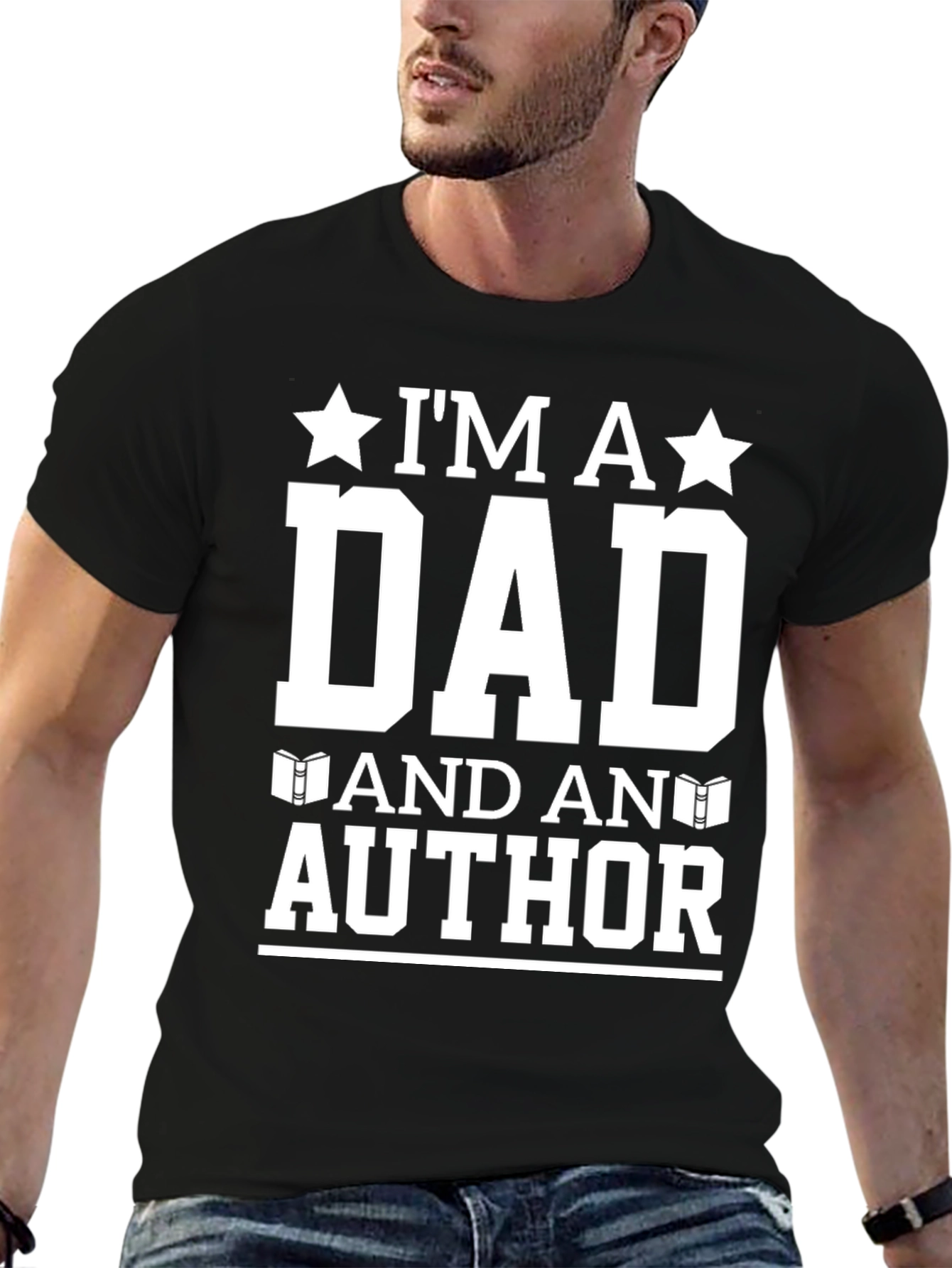 Dad Author Graphic T-Shirt - Novelty Gift