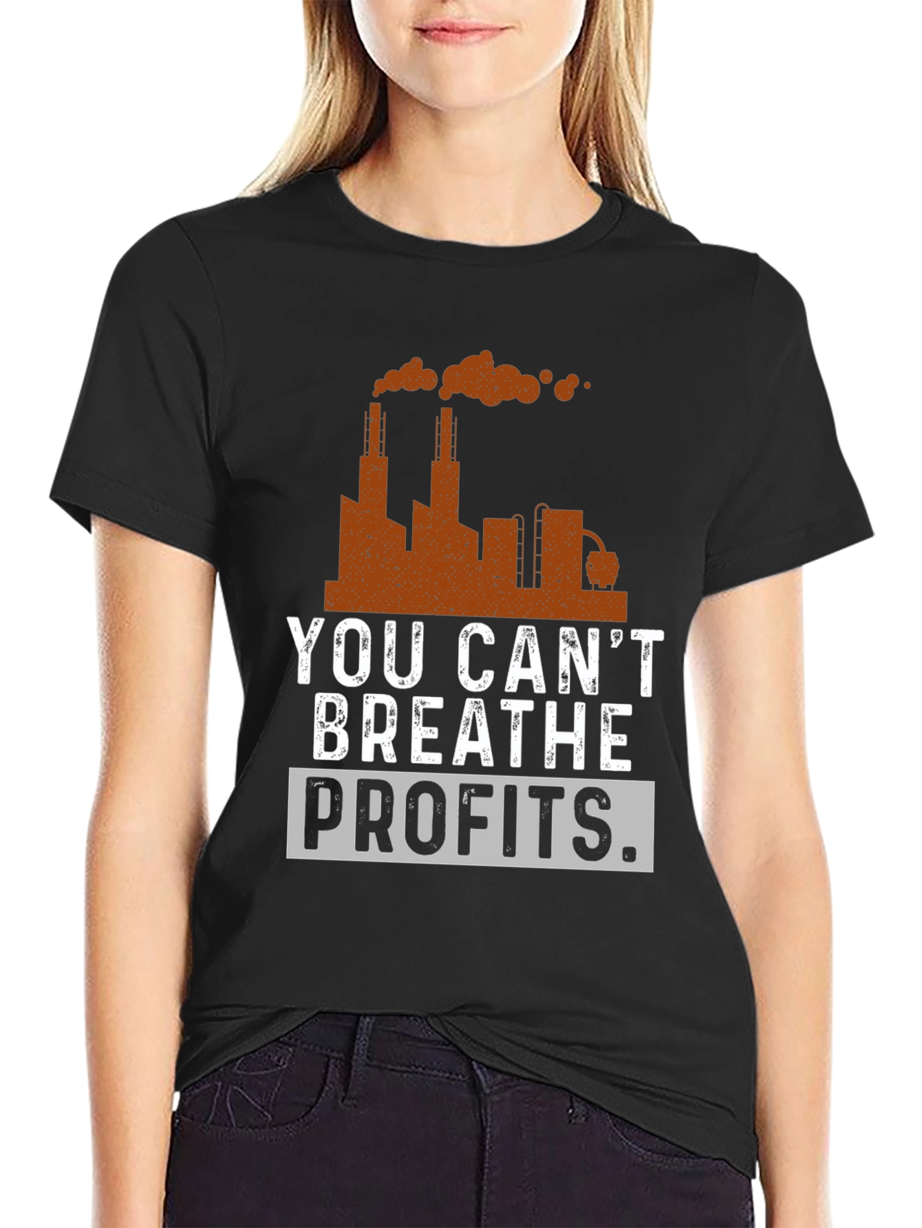 You Cant Breathe Profits Graphic T-Shirt